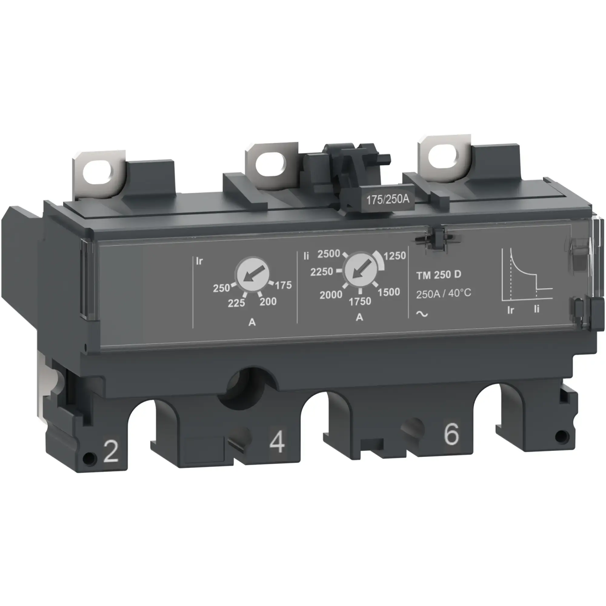 Schneider Electric C253TM250 Thermal-magnetic trip unit TM250D 250A 3P3D for circuit breaker ComPacT NSX250 (img_002)