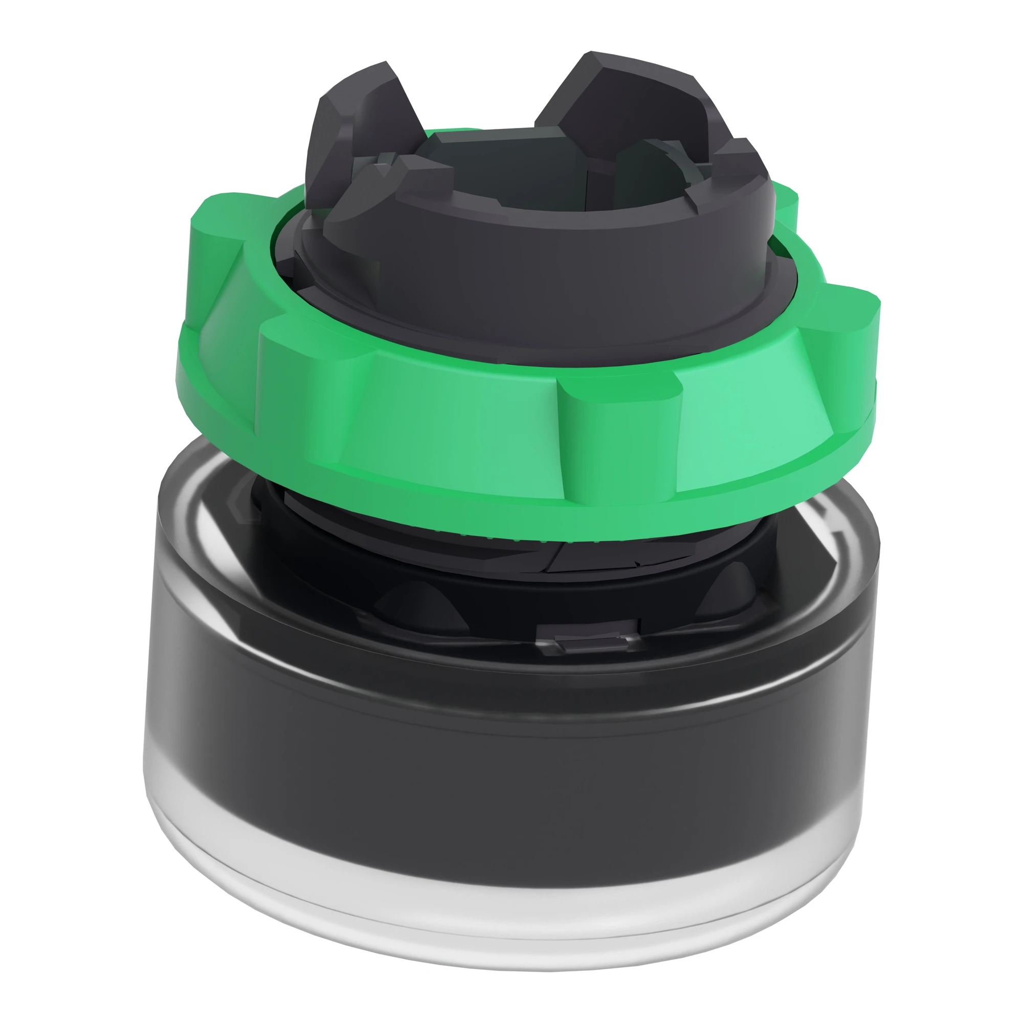 Schneider Electric ZB5AW533 Illuminated push-button, front element, Harmony XB5, plastic, 22mm, green, for universal LED, with protective cap (img_007) Schneider Electric ZB5AW533 Illuminated push-button, front element, Harmony XB5, plastic, 22mm, green, for universal LED, with protective cap (img_007)