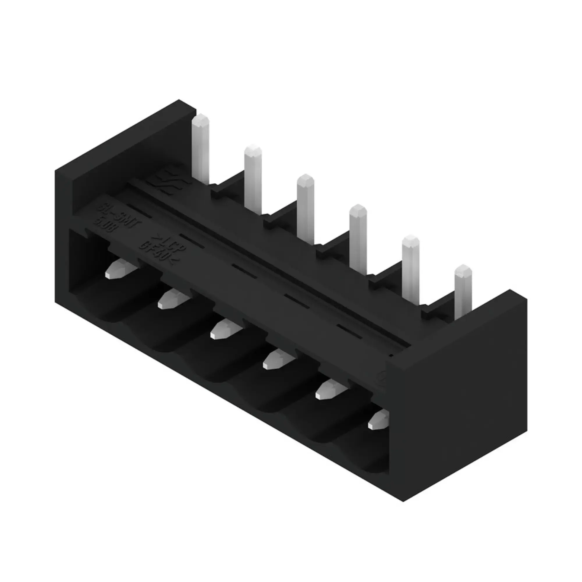 Weidmüller 1877410000 PCB connector (board connection), 320 V, 27.5 A, Pitch in mm: 5.08, Number of poles: 6, THT/THR solder connection, Box (img_001)