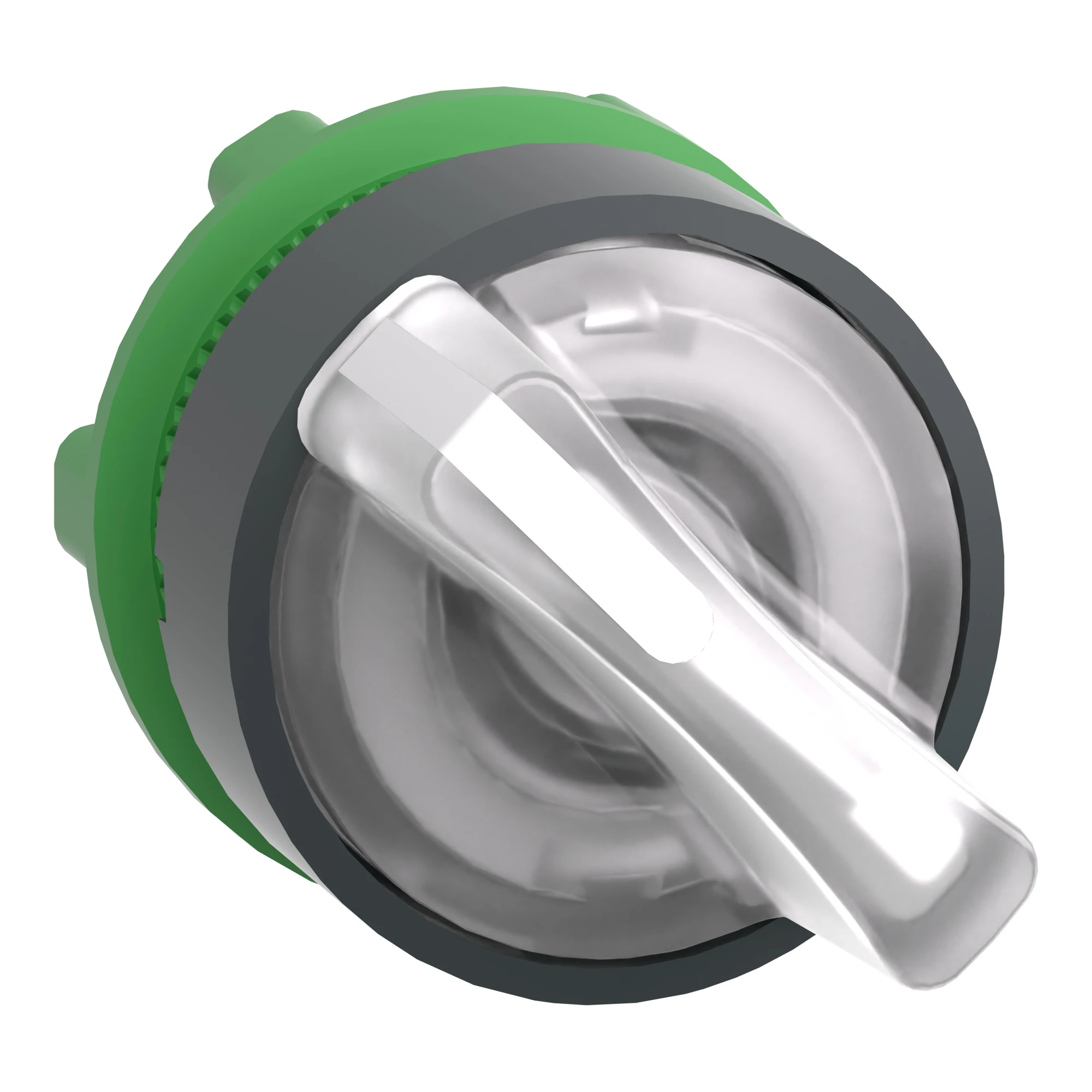 Schneider Electric ZB5AK1413 Illuminated selector switch, front element, Harmony XB5, plastic, 22mm, white, for universal LED, 2 positions, momentary (img_001) Schneider Electric ZB5AK1413 Illuminated selector switch, front element, Harmony XB5, plastic, 22mm, white, for universal LED, 2 positions, momentary (img_001)