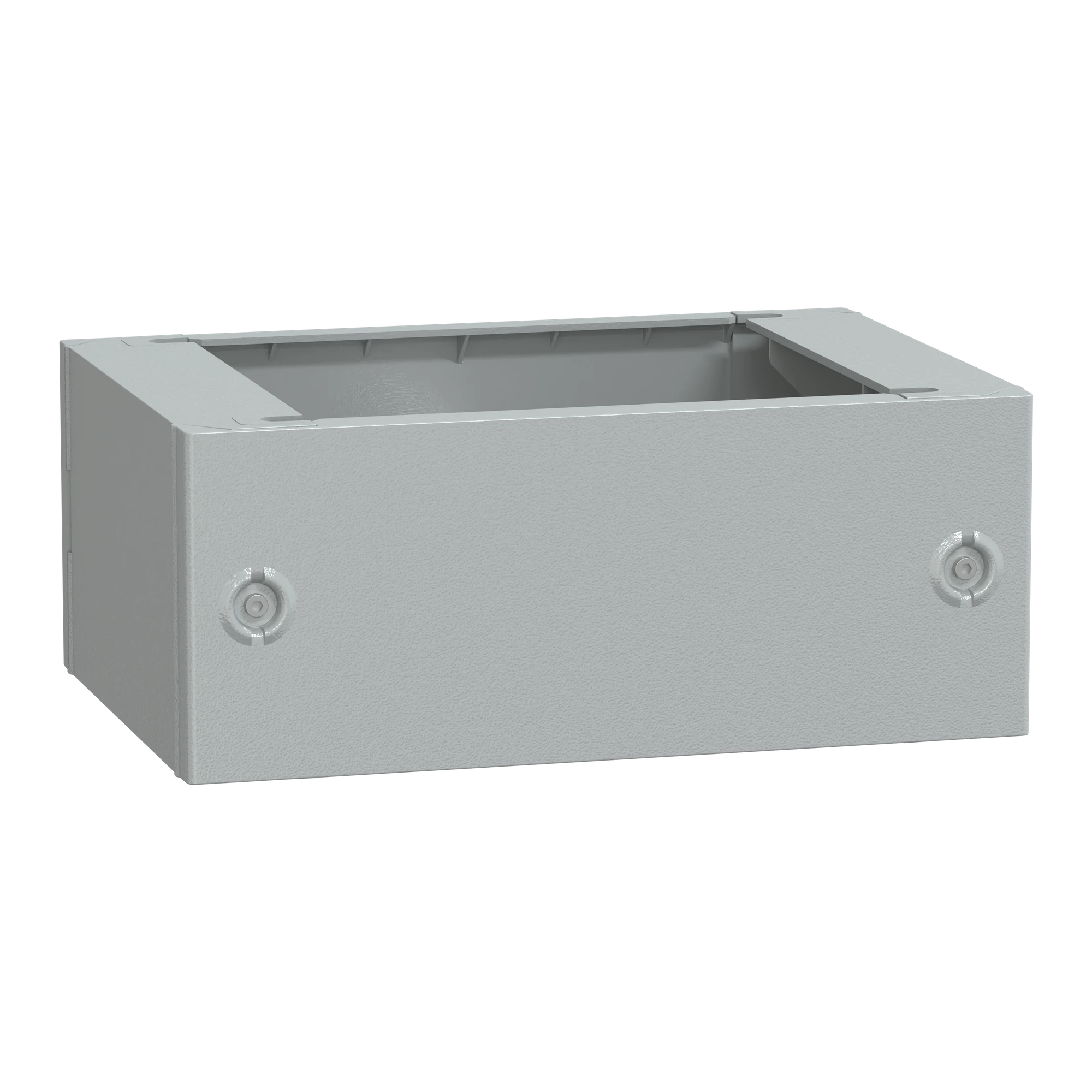 Schneider Electric NSYZA254G Fiberglass reinforcement Polyester base for housing PLA(T) 54 front opening IP44-IK10 RAL7035 (img_001)