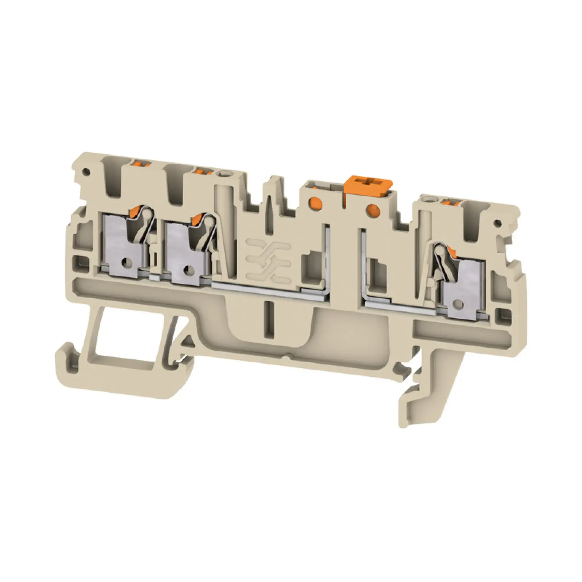 Weidmüller 2918270000 Test-disconnect terminal, PUSH IN, dark beige, 1.5 mm², 10 A, 400 V, Number of connections: 3, Number of levels: 1 (img_001) Weidmüller 2918270000 Test-disconnect terminal, PUSH IN, dark beige, 1.5 mm², 10 A, 400 V, Number of connections: 3, Number of levels: 1 (img_001)