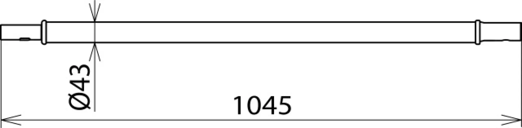 Dehn 766076 Extension handle with plug-in coupling D 43mm L 1045mm (img_002) Dehn 766076 Extension handle with plug-in coupling D 43mm L 1045mm (img_002)