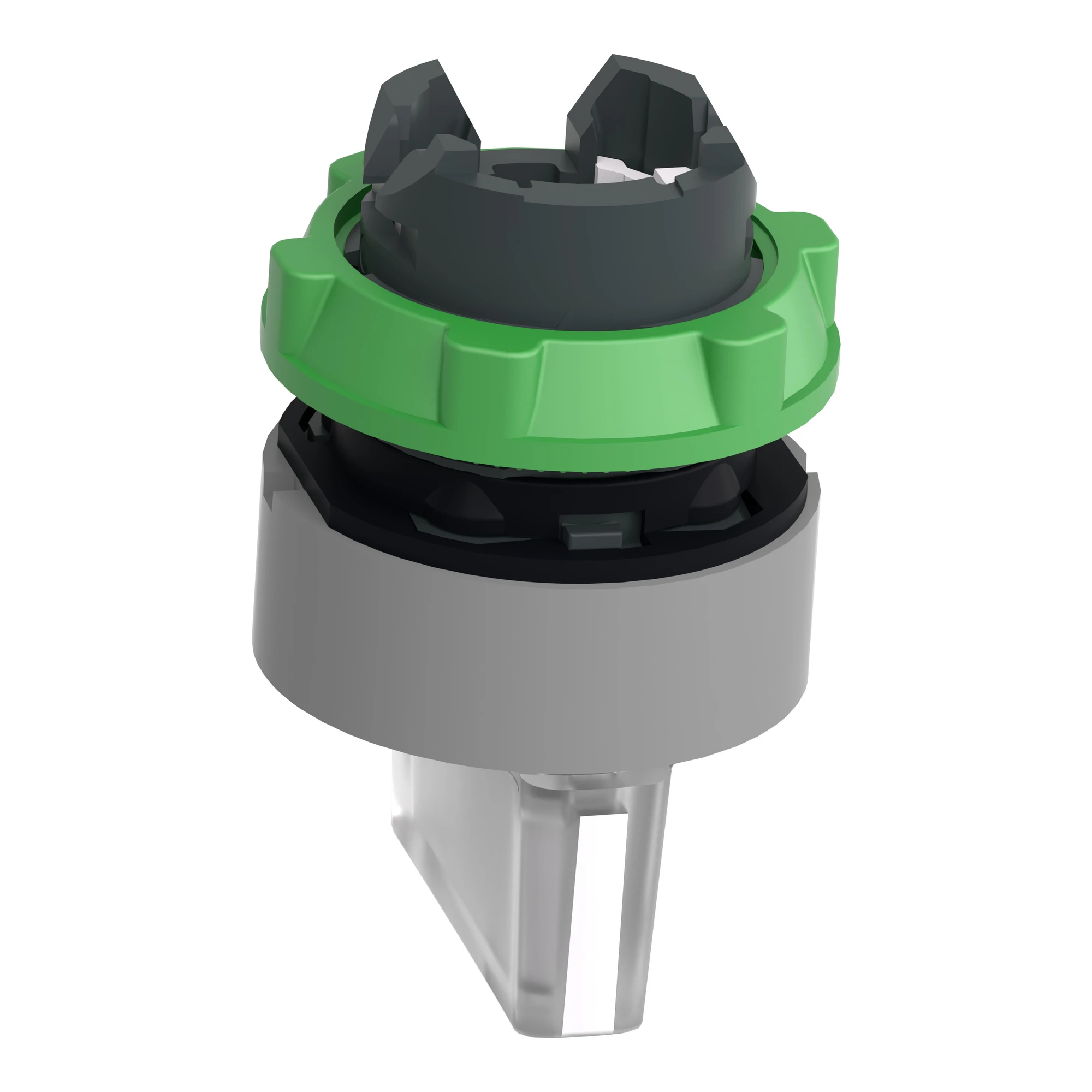 Schneider Electric ZB5AK1513C0 Illuminated Selector Switch, Front Element, Harmony XB5, Plastic, 22mm, White, for Universal LED, 3 Positions, Center Detent (img_008)