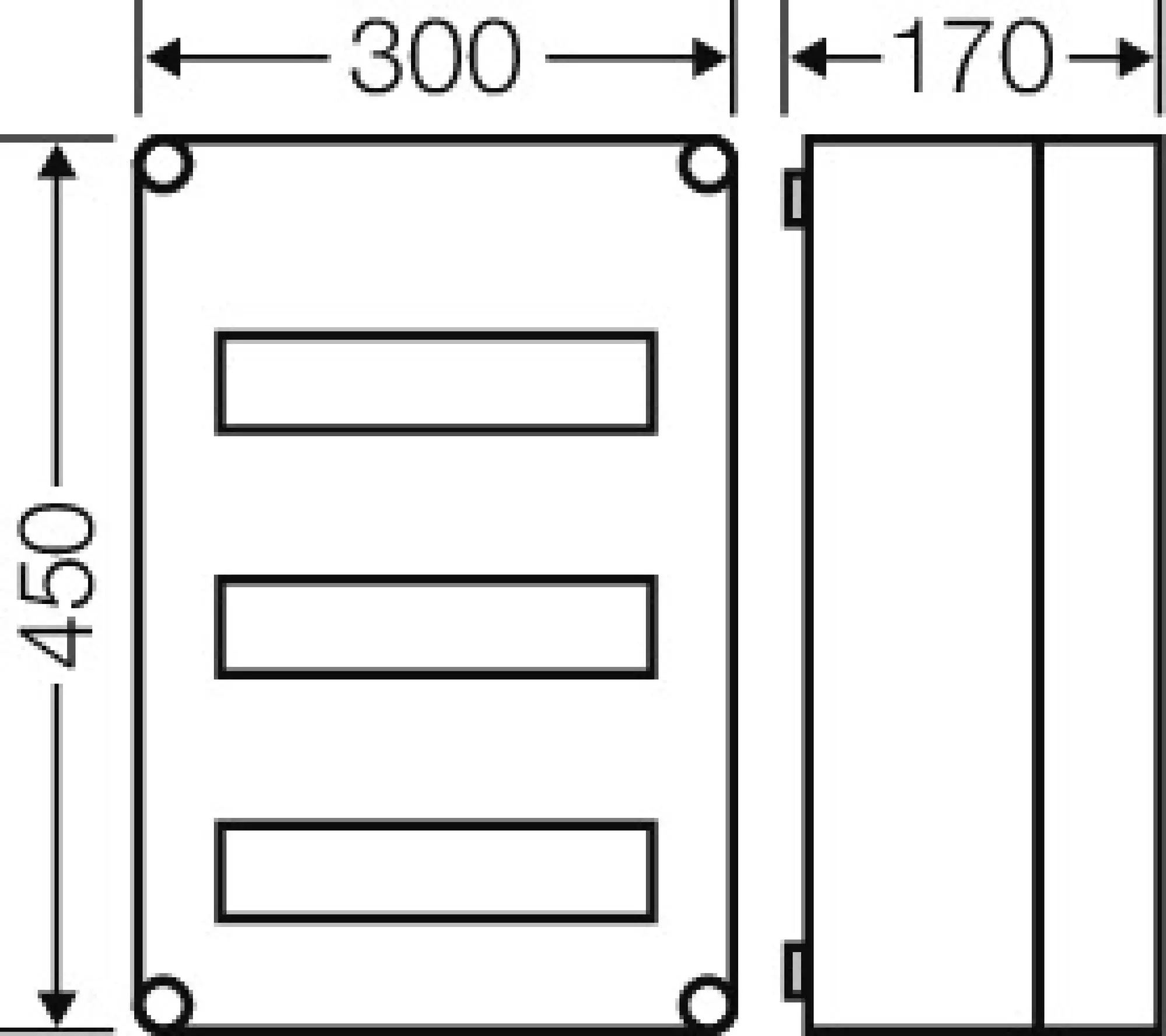 Hensel 2000613 Mi-Automatengehäuse, 36 Teilungseinh., ohne PE- und N-Klemmen Mi 1335 (img_002)