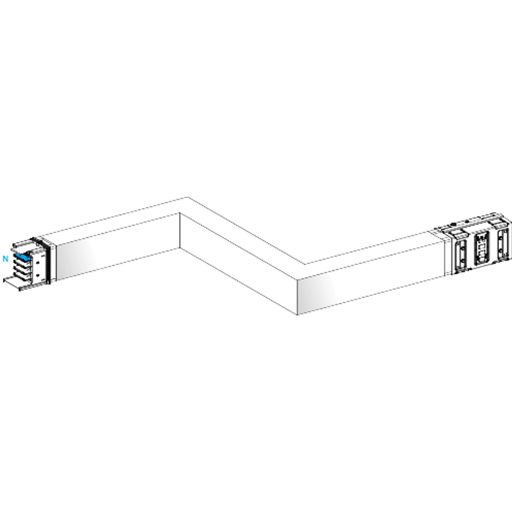 Schneider Electric KSA630DZCH43A KSA Z-Element, 630A, vertical, right-left, selectable length (img_001)