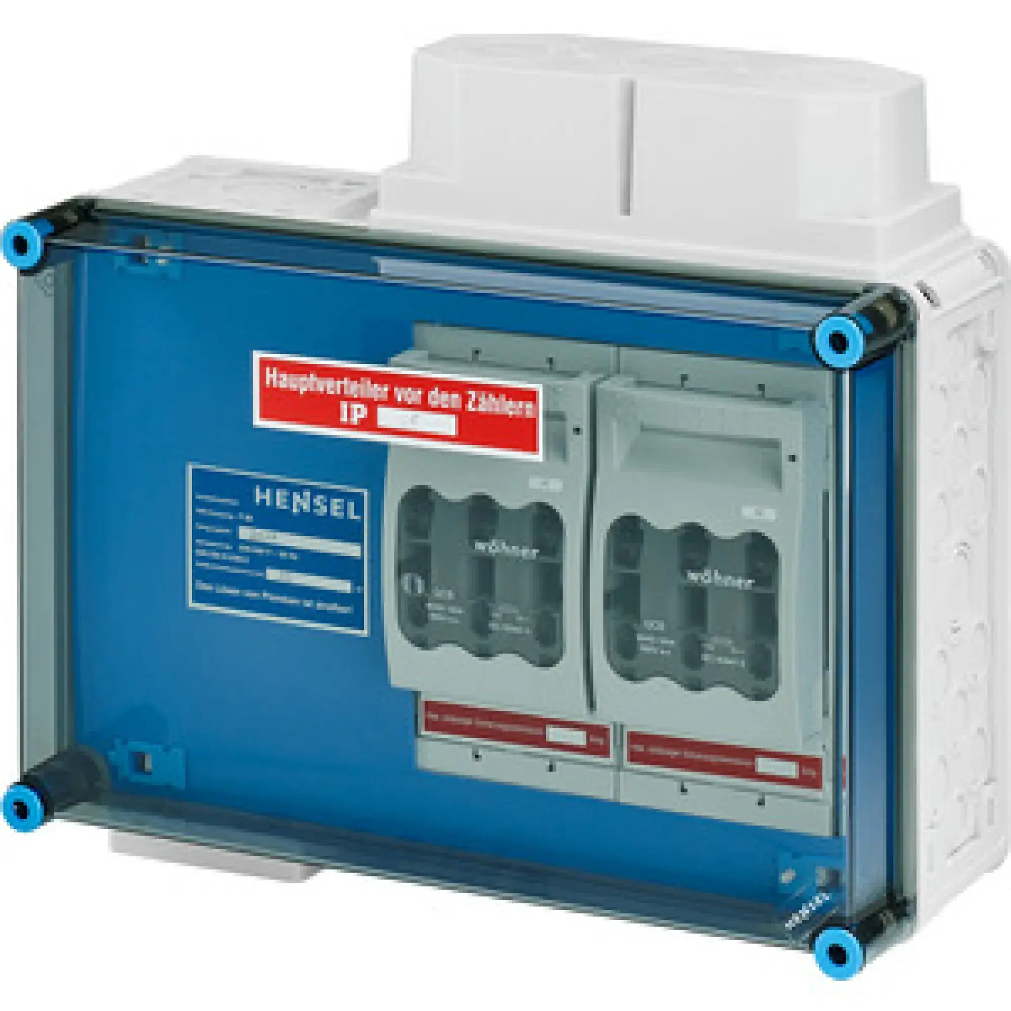 Hensel 20001442 Mi-Hauptleitungsverteiler 2x3xNH 00 , 125 A, 5polige Sammelschiene 250 A HV 0060 (img_002)