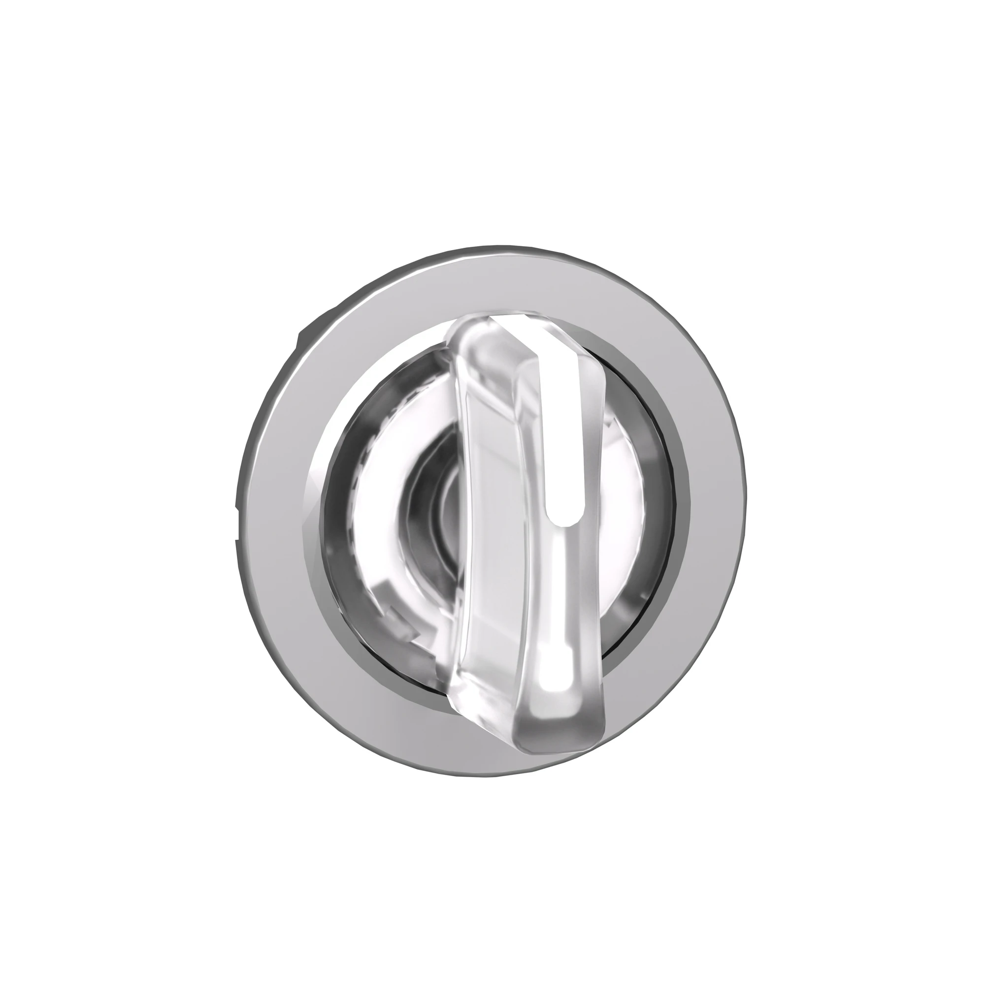 Schneider Electric ZB4FK1713 Illuminated selector switch, front element, Harmony XB4F, metal, 30mm, white, for universal LED, 3 positions, momentary left (img_002)