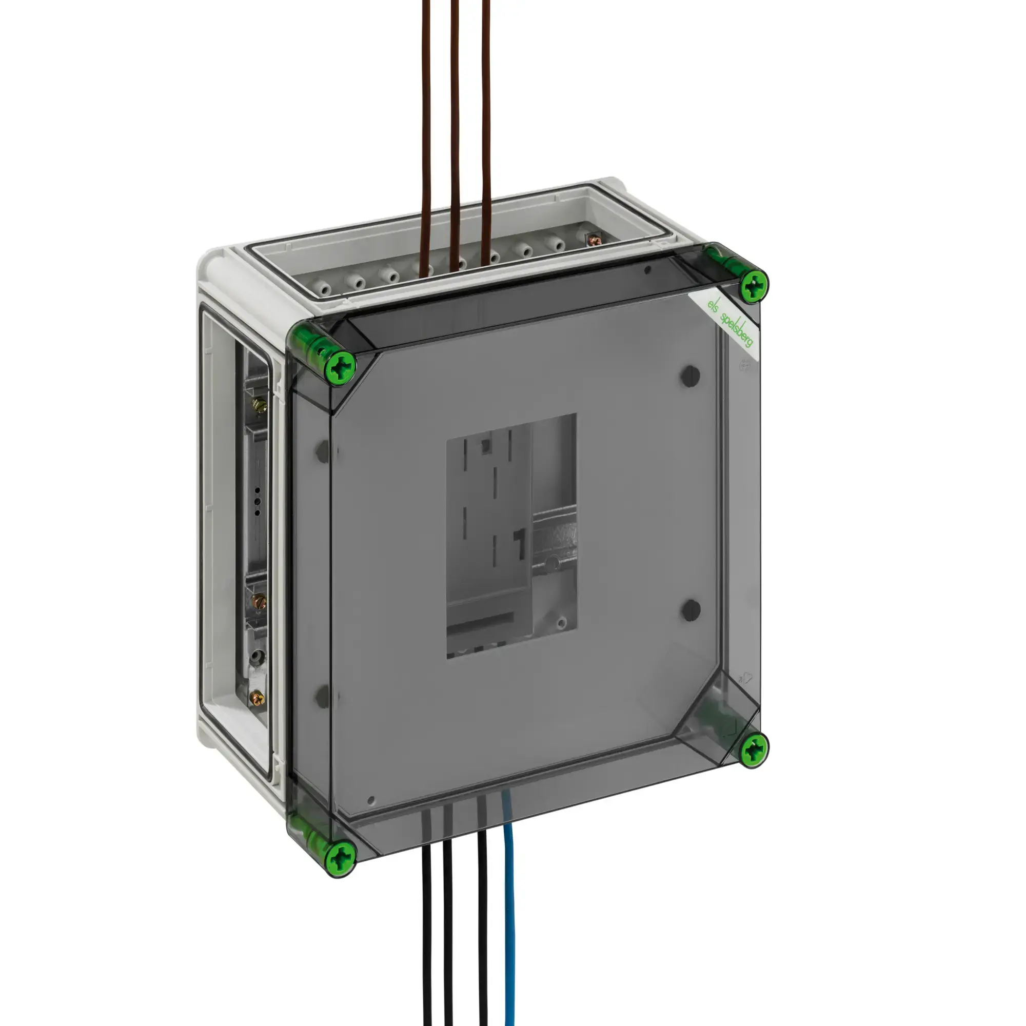 Spelsberg 02020101 Meter housing, Type of protection IP65, Impact strength IK08, Protection class II, Rated voltage 400V AC, Halogen free (img_001) Spelsberg 02020101 Meter housing, Type of protection IP65, Impact strength IK08, Protection class II, Rated voltage 400V AC, Halogen free (img_001)