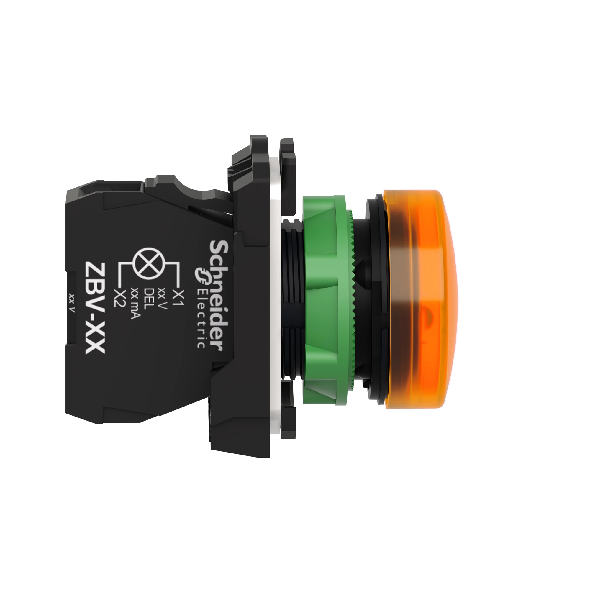 Schneider Electric XB5AVB5 Pilot light, Harmony XB5, plastic, orange, 22mm, universal LED, smooth dome, 24V ACDC (img_005) Schneider Electric XB5AVB5 Pilot light, Harmony XB5, plastic, orange, 22mm, universal LED, smooth dome, 24V ACDC (img_005)