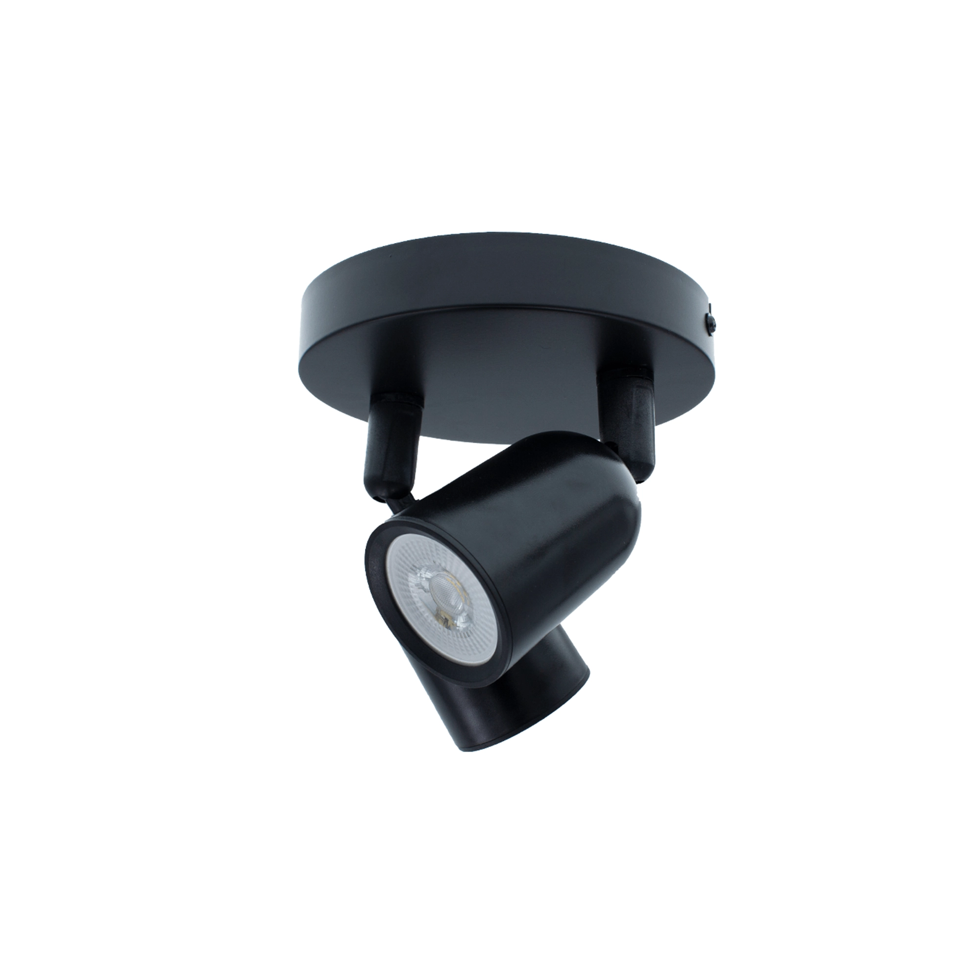 WSU Lights LED 2x GU10 Deckenleuchte Saloka schwarz - 120x150mm - IP22