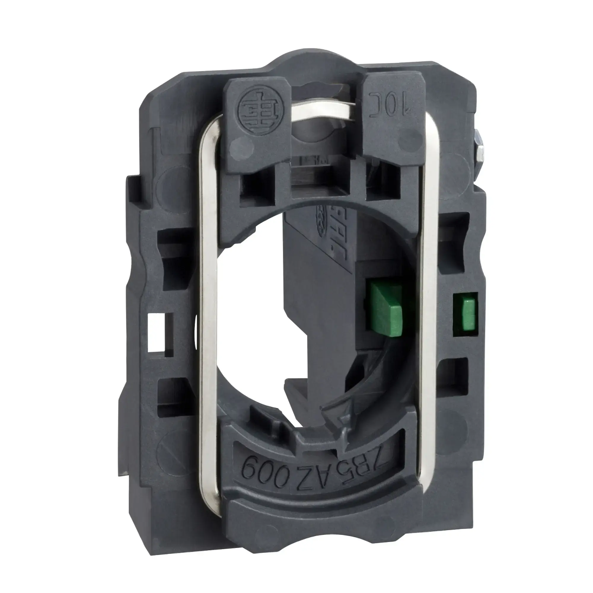 Schneider Electric ZB5AZ1014 Auxiliary contact block with mounting flange, Harmony XB5, plastic, 22mm, 30mm, 1S, connector (img_002)