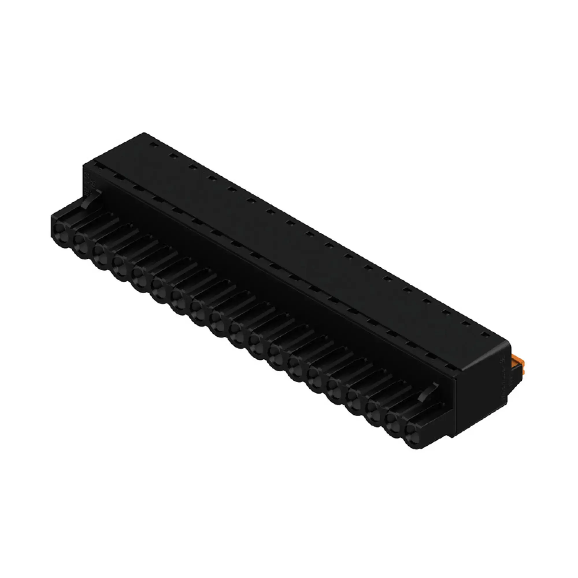 Weidmüller 1013620000 PCB connector (wire connection), 320 V, 24 A, Pitch in mm: 5.08, 3.31 mm², Number of poles: 19, PUSH IN with actuator, Box (img_001)