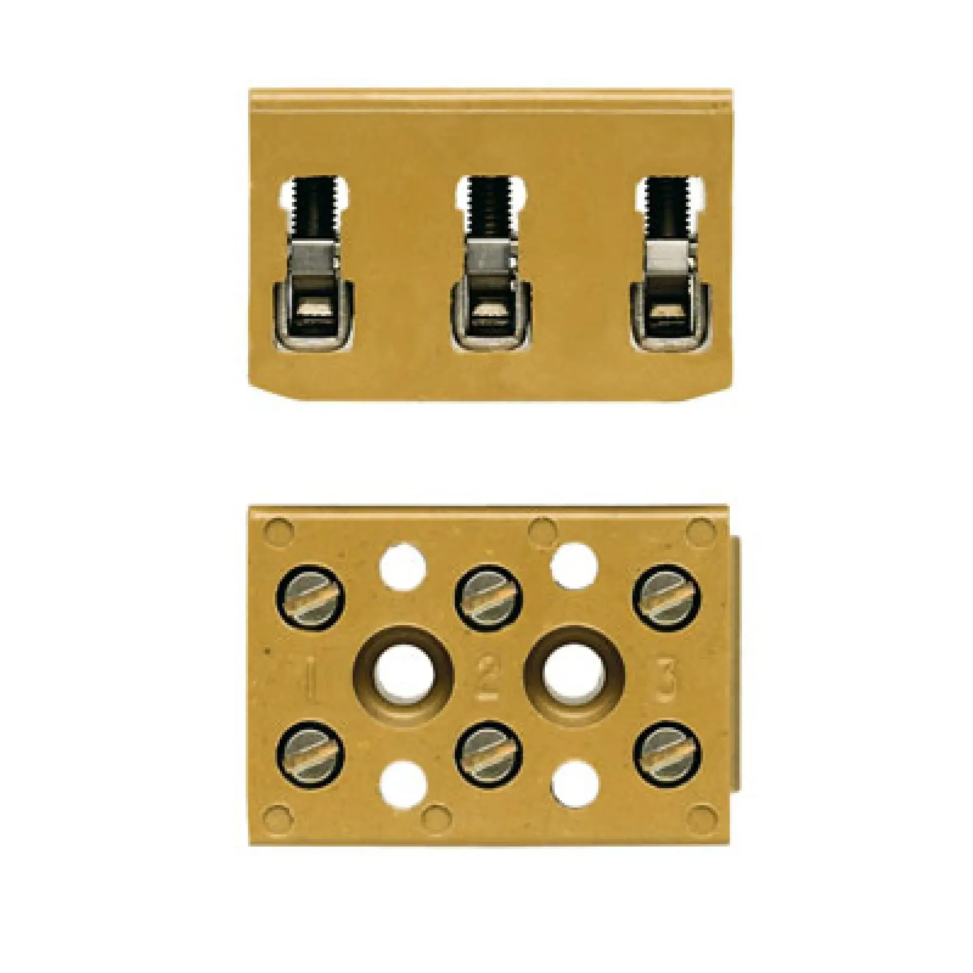 Weidmüller 7906060000 Single- and multi-pole terminal strip, Screw connection, medium yellow, 4 mm², 32 A, 400 V, Number of connections: 6, Number of levels: 1, V-0, 5VA, K (img_001) Weidmüller 7906060000 Single- and multi-pole terminal strip, Screw connection, medium yellow, 4 mm², 32 A, 400 V, Number of connections: 6, Number of levels: 1, V-0, 5VA, K (img_001)