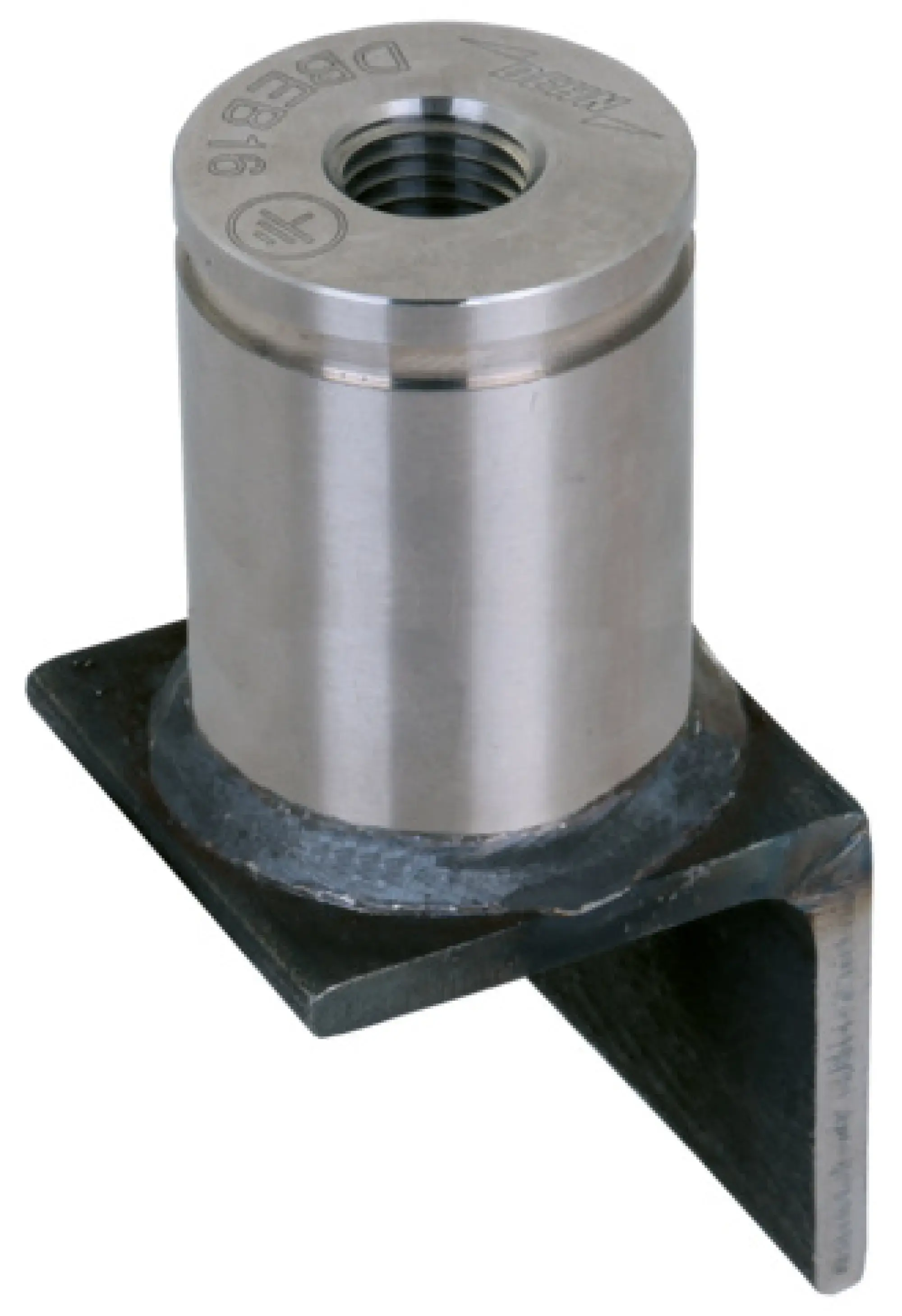 Dehn 419160 Stainless steel earthing bridge StSt with M16 thread D 40 mm H 105 mm. (img_001)