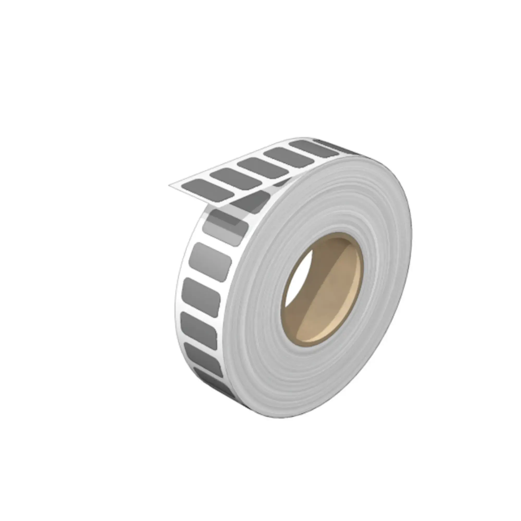 Weidmüller 2496840000 Device marking, Width: 18 mm, Polyester, grey, Operating temperature range: -40...120 °C (img_001)