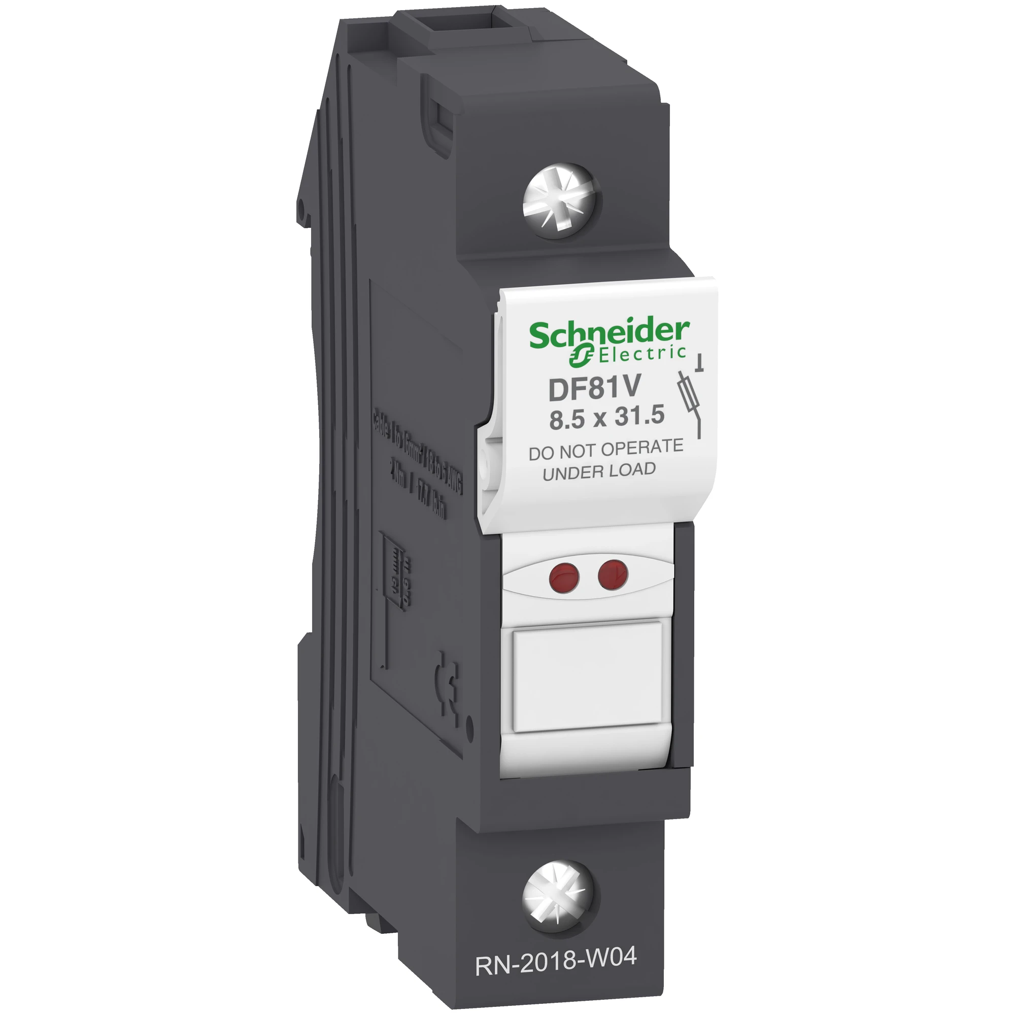 Schneider Electric DF81V Safety holder TeSys 1p 25A, fuse size 8.5x31.5mm, with indicator for fuse-link (img_001)