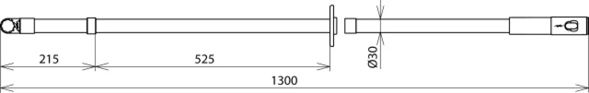 Dehn 785315 Insulating stick with handle and gear coupling f. damp cleaning kit MS-36kV (img_004)
