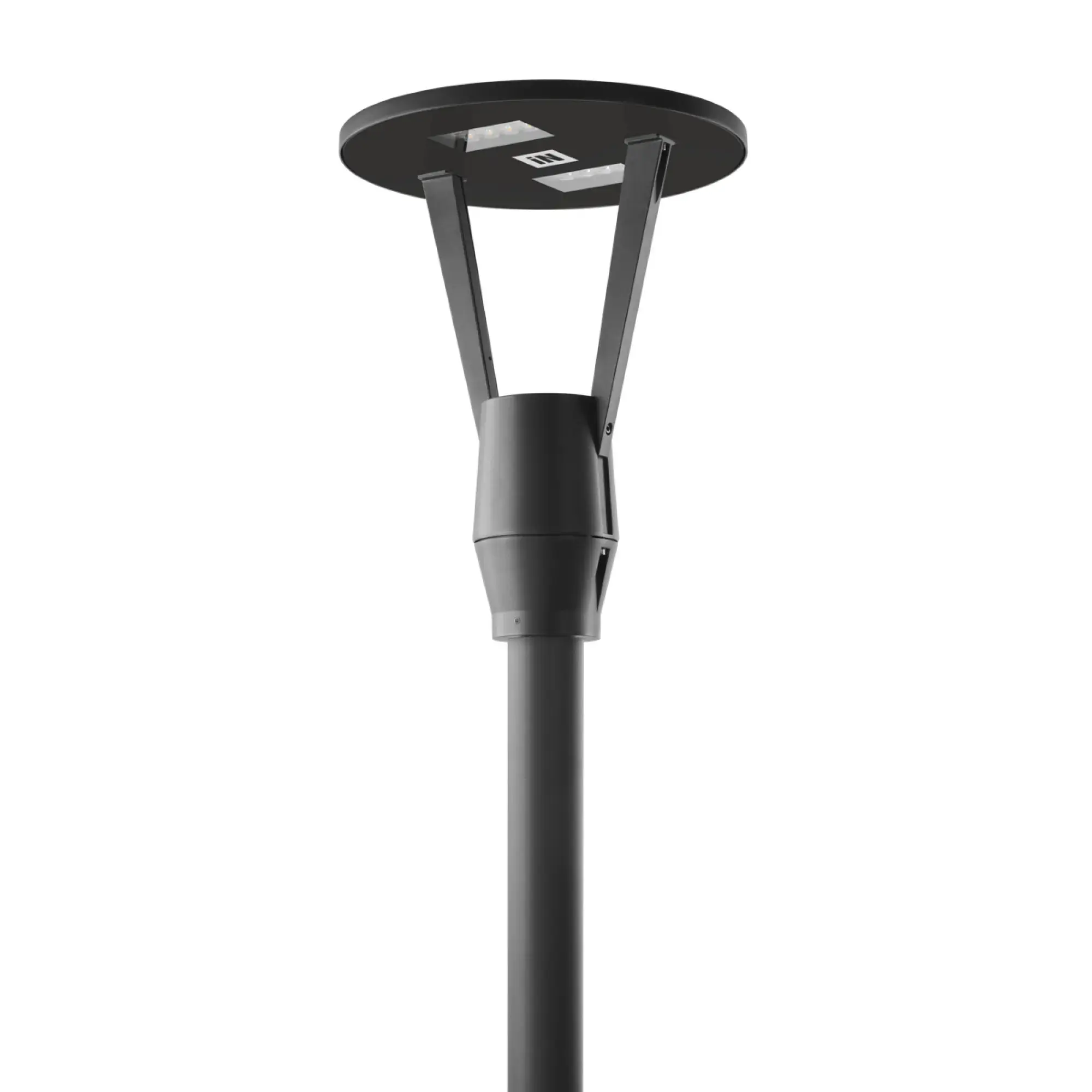 Performance iN Lighting 3113879 LED-Mastleuchte 4000K 18W D4i ZHAGA runde extrabreite Streuoptik 3113879 (img_001)