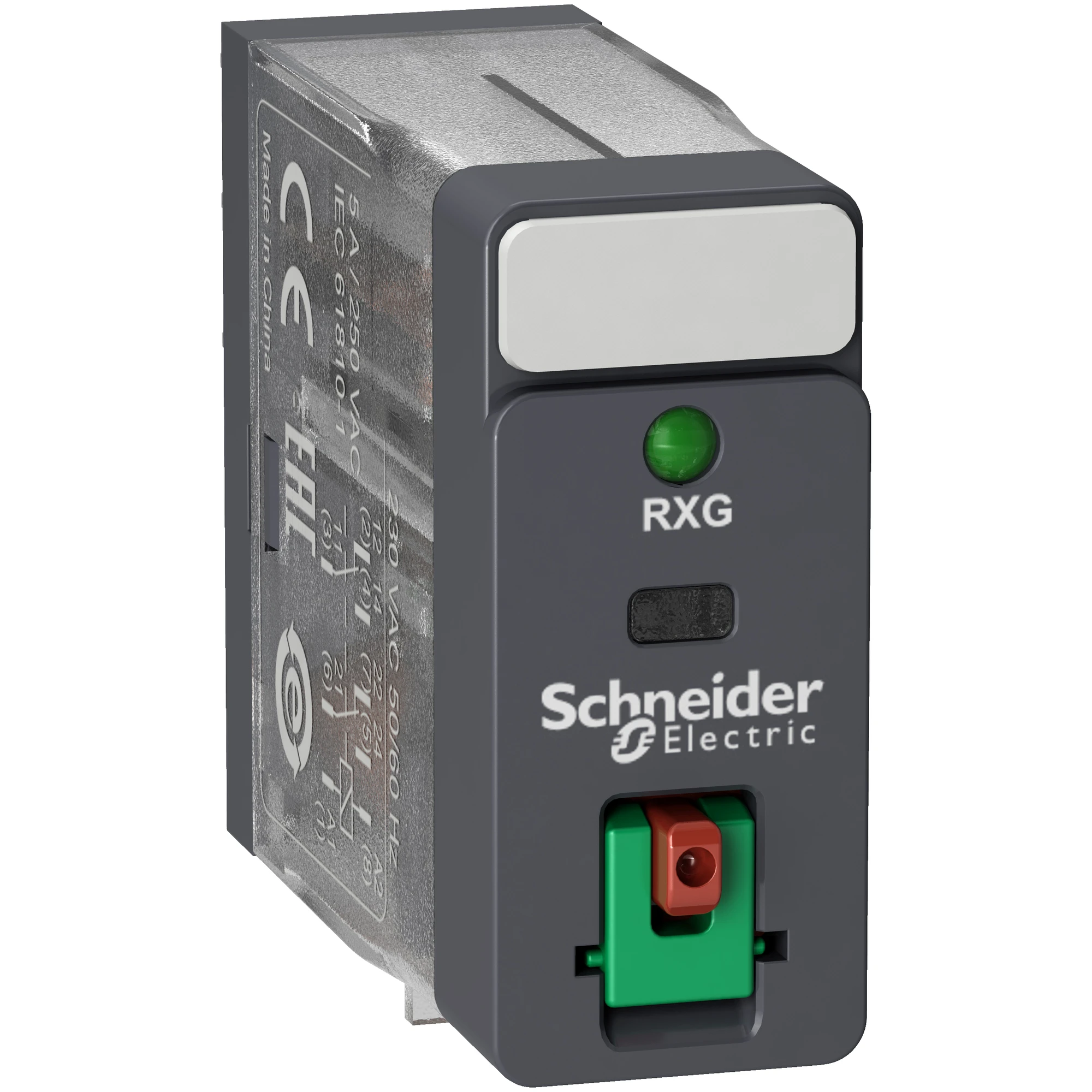 Schneider Electric RXG22P7 Socket Interface Relay RXG, 2 C/O, 5 A, 230VAC, with LED, with test button (img_001) Schneider Electric RXG22P7 Socket Interface Relay RXG, 2 C/O, 5 A, 230VAC, with LED, with test button (img_001)