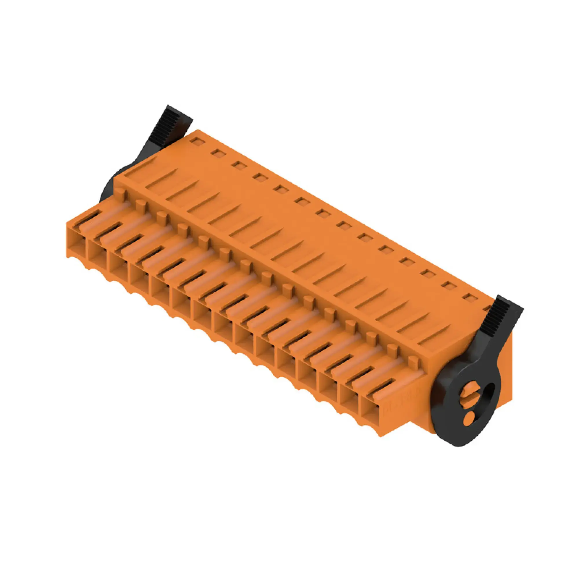 Weidmüller 1691700000 PCB connector (wire connection), 160 V, 14.5 A, Pitch in mm: 3.50, 1.5 mm², Number of poles: 15, Tension-clamp connection, Box BLZF 3.50/15/180LH SN OR BX (img_001) Weidmüller 1691700000 PCB connector (wire connection), 160 V, 14.5 A, Pitch in mm: 3.50, 1.5 mm², Number of poles: 15, Tension-clamp connection, Box BLZF 3.50/15/180LH SN OR BX (img_001)