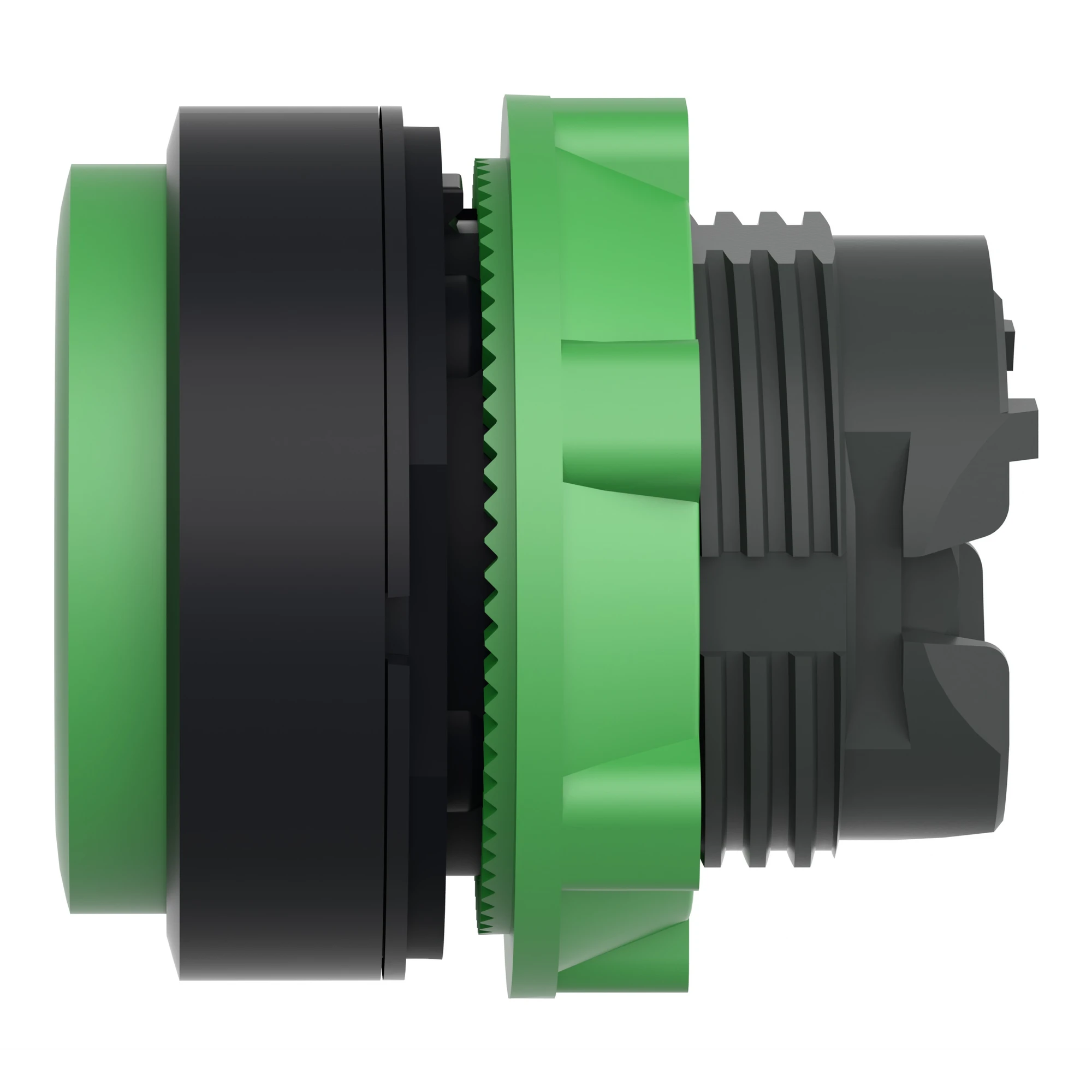 Schneider Electric ZB5AL3 Pushbutton, front element, Harmony XB5, plastic, 22mm, green, protruding, unlabelled, momentary (img_006)