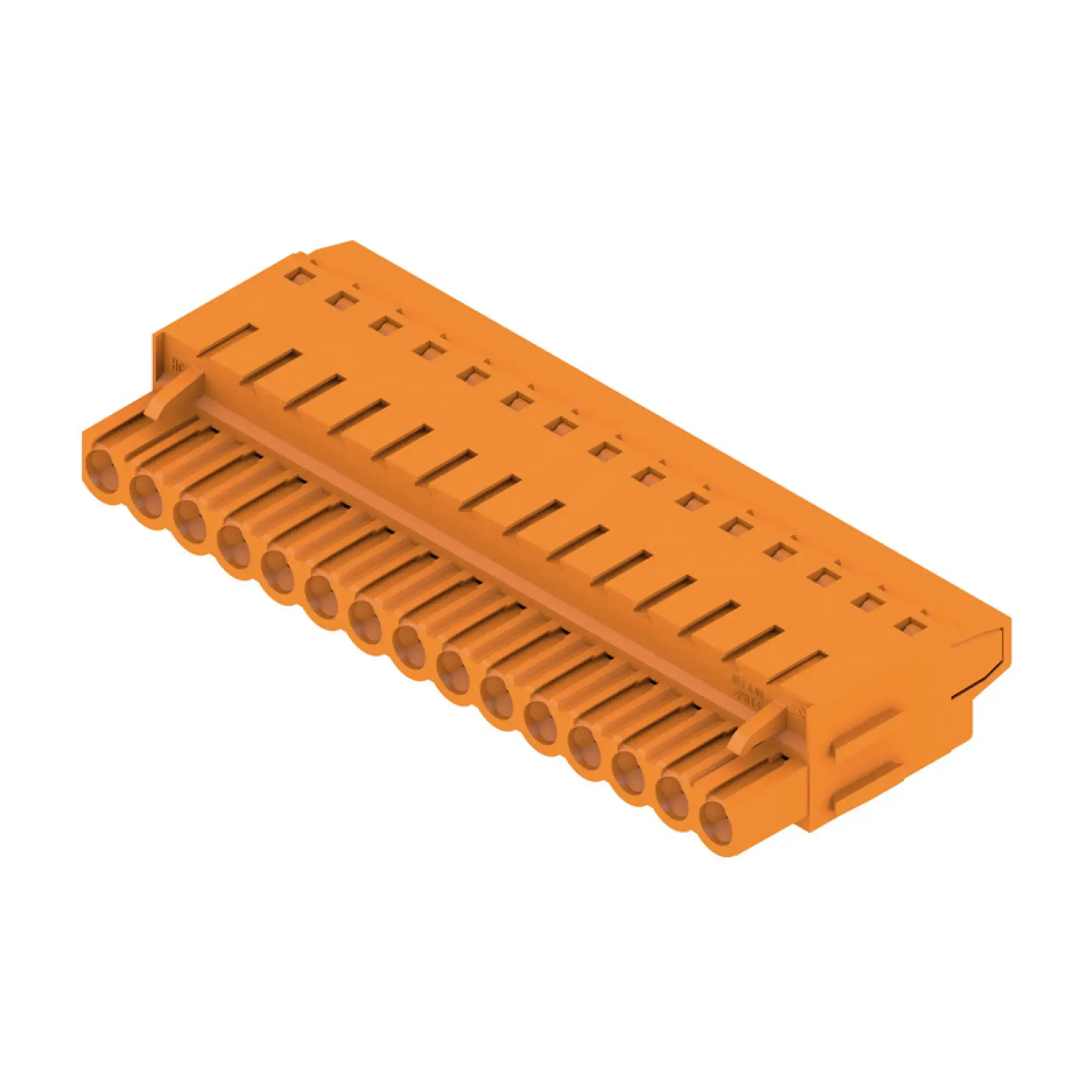 Weidmüller 1503160000 PCB connector (wire connection), 320 V, 27 A, Pitch in mm: 5.08, 2.5 mm², Number of poles: 15, TOP connection, Box (img_001)