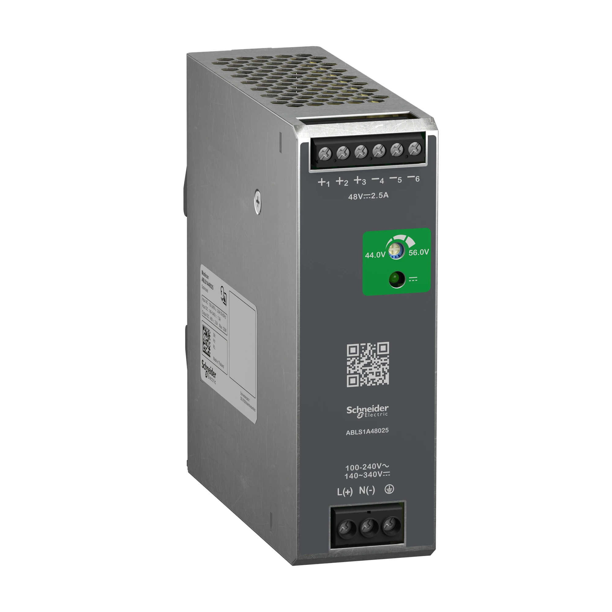 Schneider Electric ABLS1A48025 Power Supply, Modicon ABLS, Optimum, Switched, Single-phase, 100-240V AC, 48V DC, 2.5A, 120W (img_001) Schneider Electric ABLS1A48025 Power Supply, Modicon ABLS, Optimum, Switched, Single-phase, 100-240V AC, 48V DC, 2.5A, 120W (img_001)