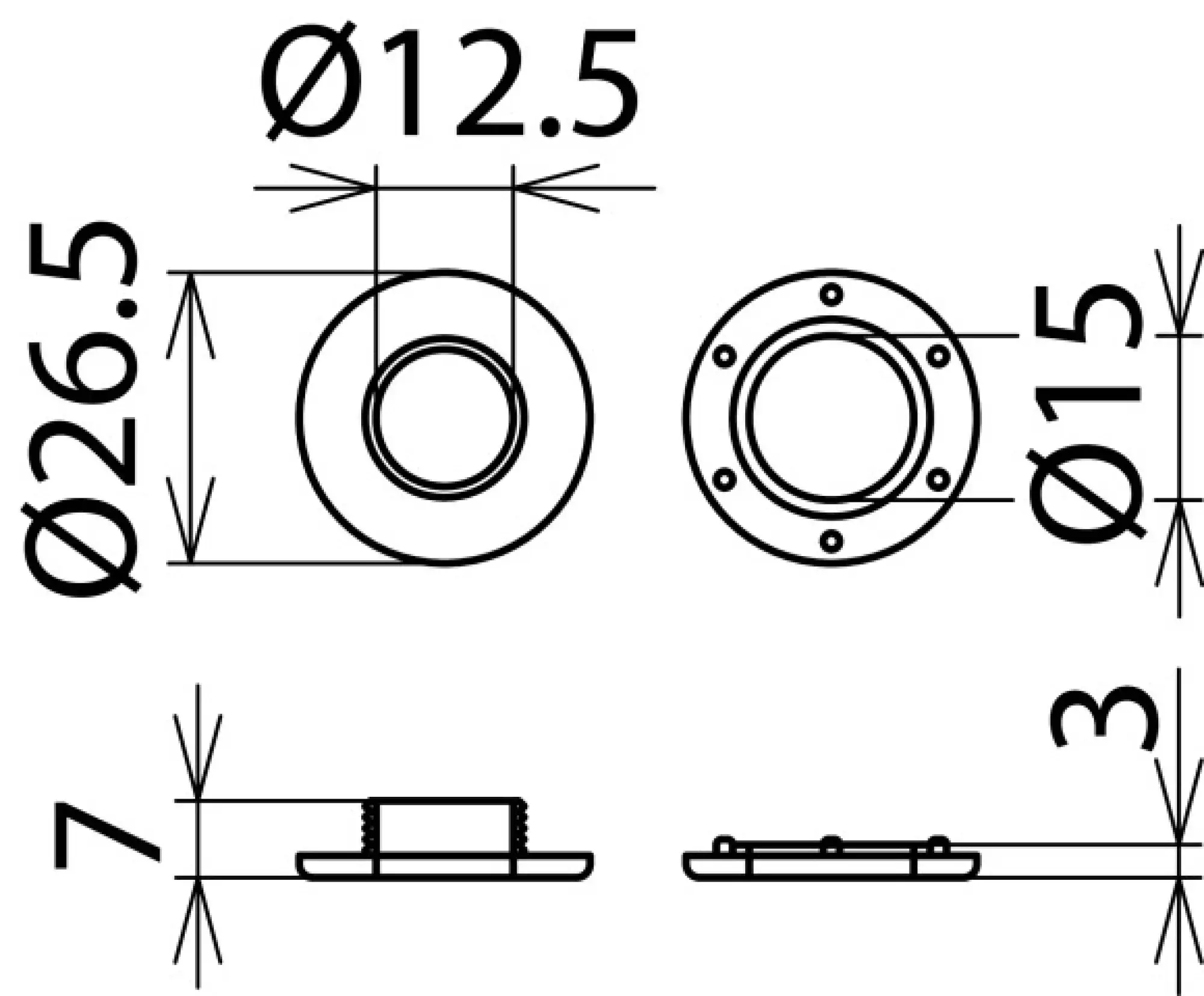 Dehn 785649 Ring made of plastic, hole 12mm for attaching to covering cloths -1000V (img_002) Dehn 785649 Ring made of plastic, hole 12mm for attaching to covering cloths -1000V (img_002)