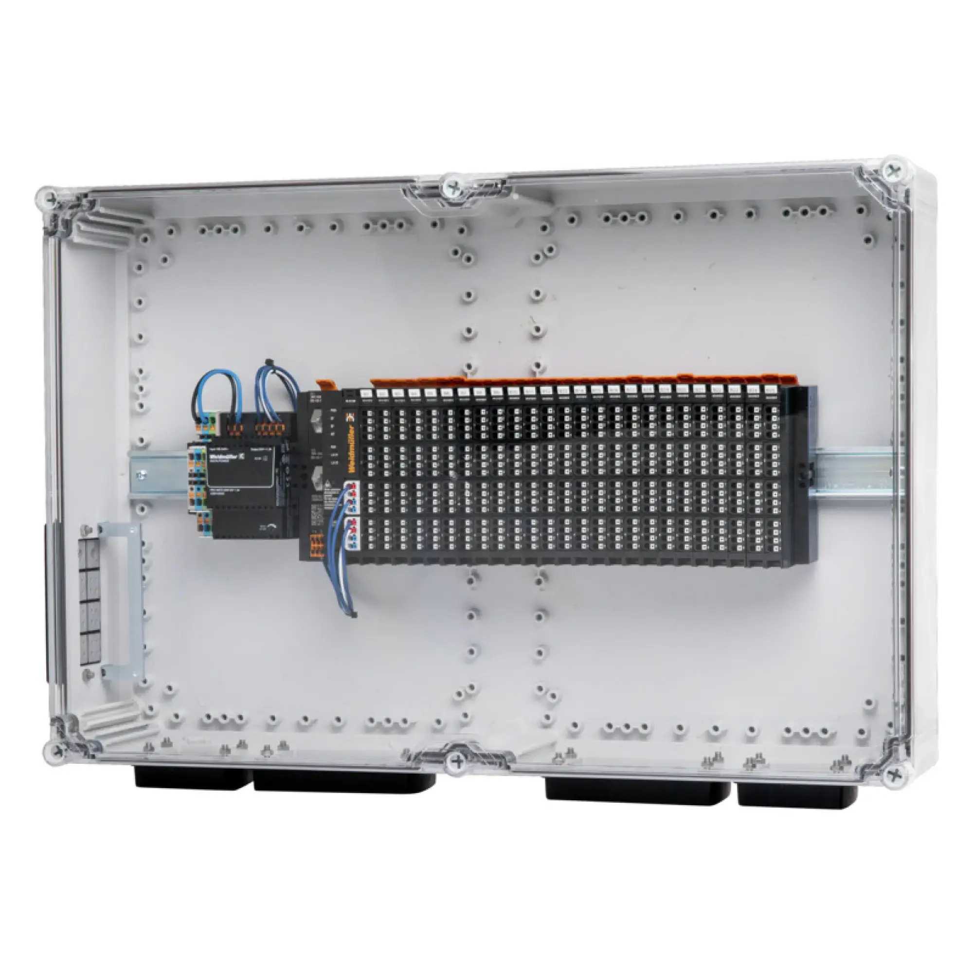 Weidmüller 8000142794 electronic housing (set), IP66, PC-ABS, Light Grey, Width: 600 mm (img_001)