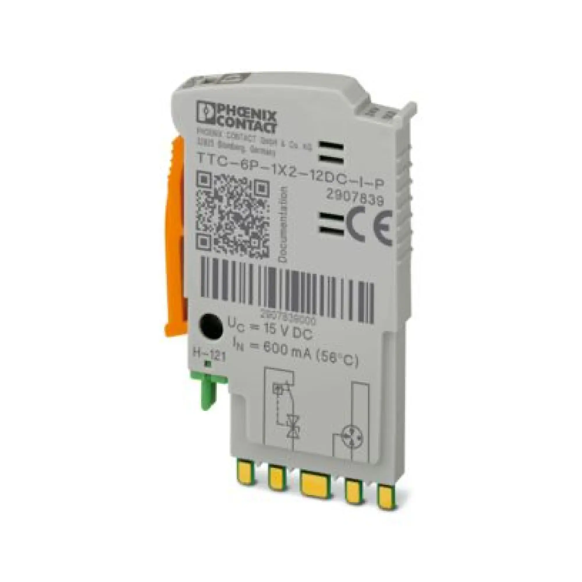 Phoenix Contact 2907839 Surge protection plug TTC-6P-1X2-12DC-I-P (img_001)