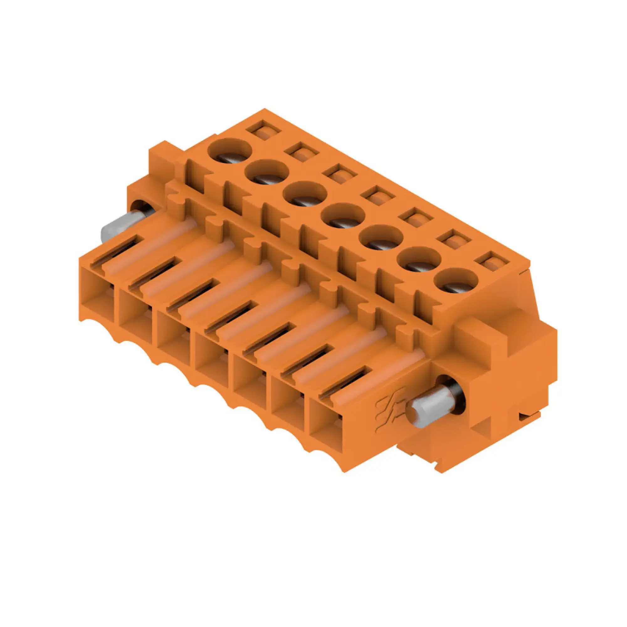 Weidmüller 1606690000 PCB connector (wire connection), 160 V, 17 A, Pitch in mm: 3.50, 1.5 mm², Number of poles: 7, Clamping yoke connection, Box (img_001)