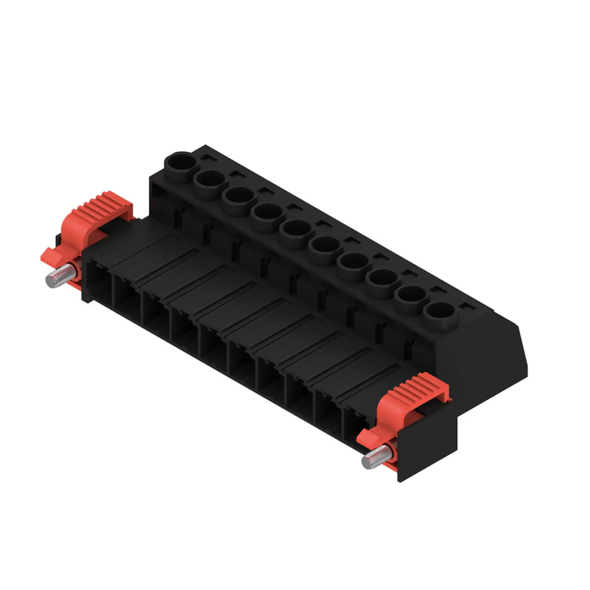 Weidmüller 1951080000 PCB connector (wire connection), 1000 V, 57 A, Pitch in mm: 7.62, 6 mm², Number of poles: 10, Clamping yoke connection, Box (img_001) Weidmüller 1951080000 PCB connector (wire connection), 1000 V, 57 A, Pitch in mm: 7.62, 6 mm², Number of poles: 10, Clamping yoke connection, Box (img_001)