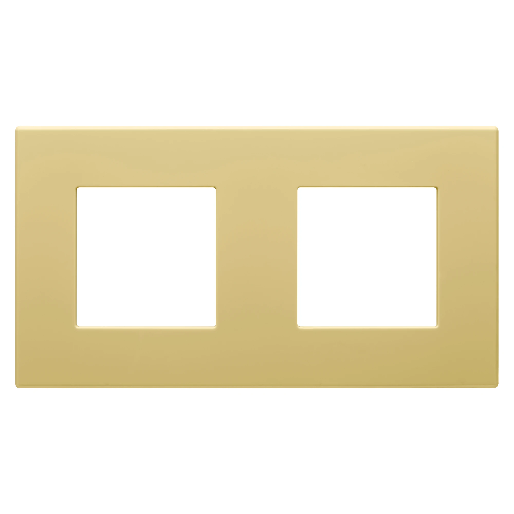 GEWISS GW35902AM DAHLIA PLATE - IN TECHNOPOLYMER - 2 GANG HORIZONTAL/VERTICAL - CREAM (img_001) GEWISS GW35902AM DAHLIA PLATE - IN TECHNOPOLYMER - 2 GANG HORIZONTAL/VERTICAL - CREAM (img_001)