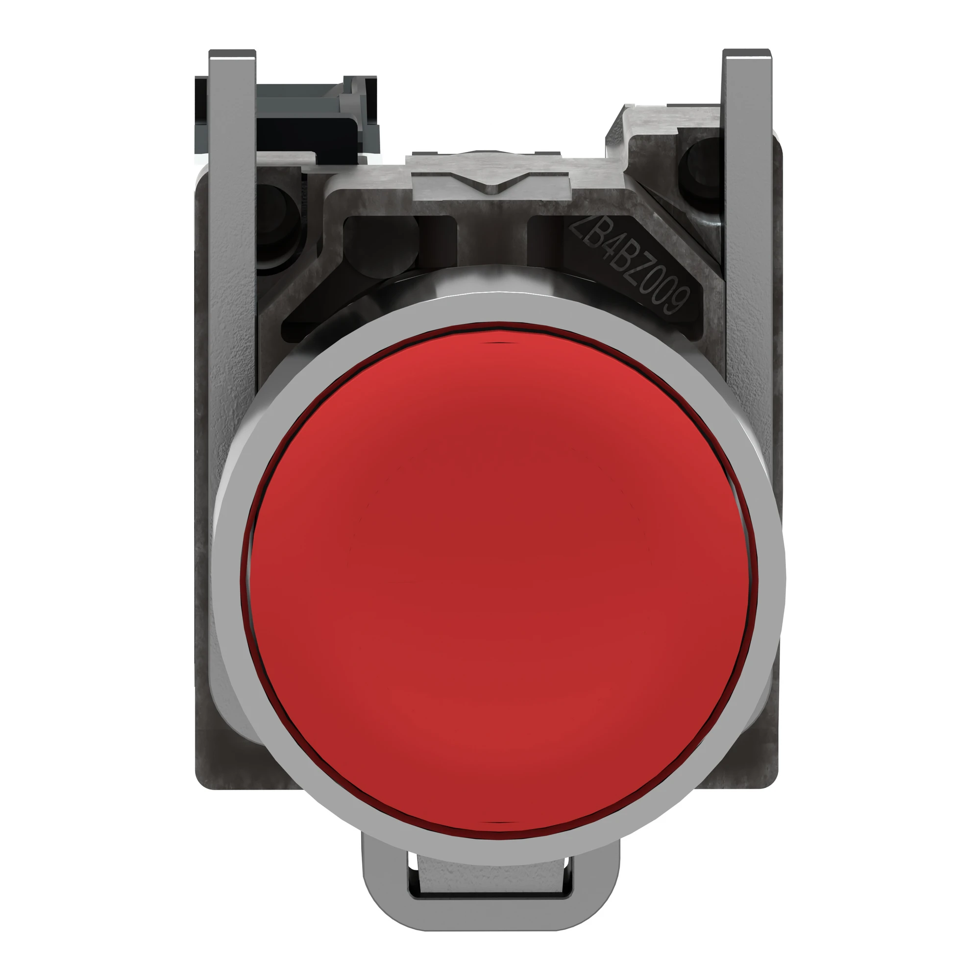 Schneider Electric XB4BA42 Push-button, Harmony XB4, Metal, 22mm, Red, Unmarked, Momentary, Screw Terminal, 1NC (img_003)