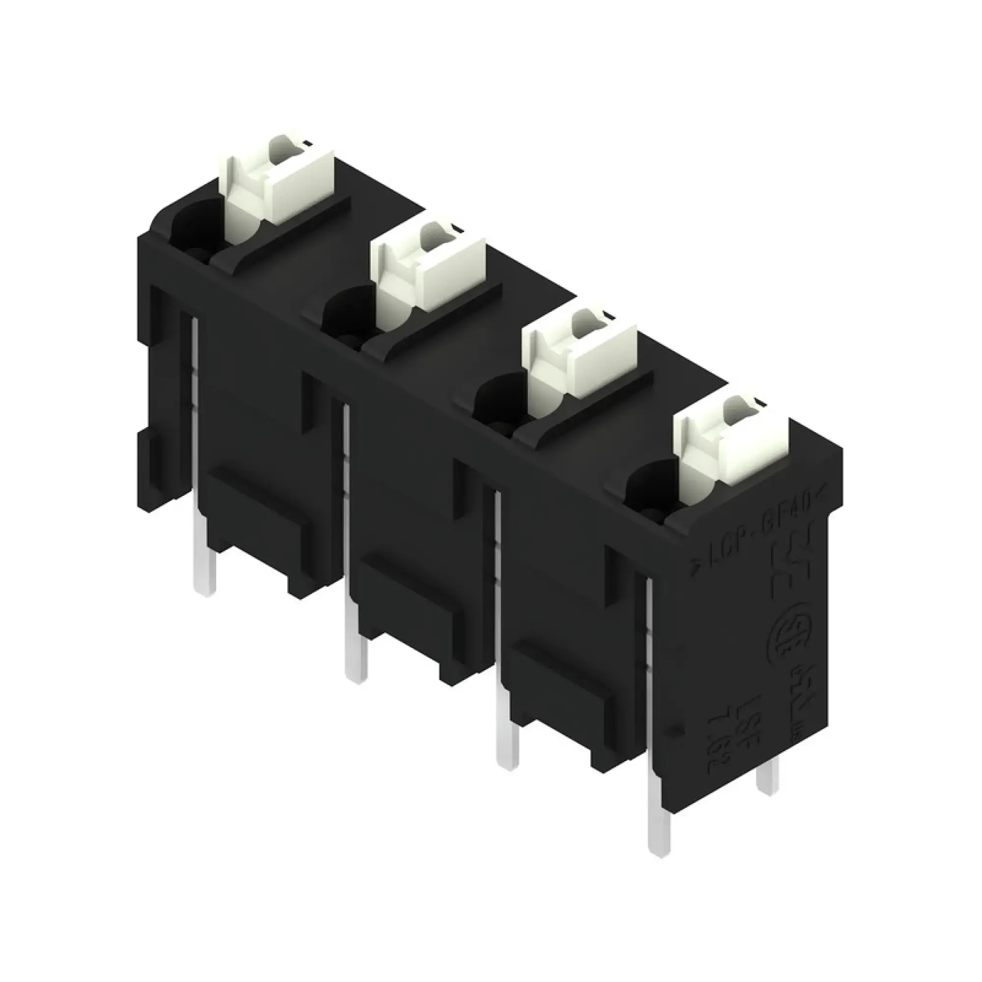 Weidmüller 1874500000 PCB terminal, 630 V, 17.5 A, Pitch in mm: 7.62, 1.5 mm², Number of poles: 4, PUSH IN with actuator, THT/THR solder connection, 180°, Tape (img_001) Weidmüller 1874500000 PCB terminal, 630 V, 17.5 A, Pitch in mm: 7.62, 1.5 mm², Number of poles: 4, PUSH IN with actuator, THT/THR solder connection, 180°, Tape (img_001)