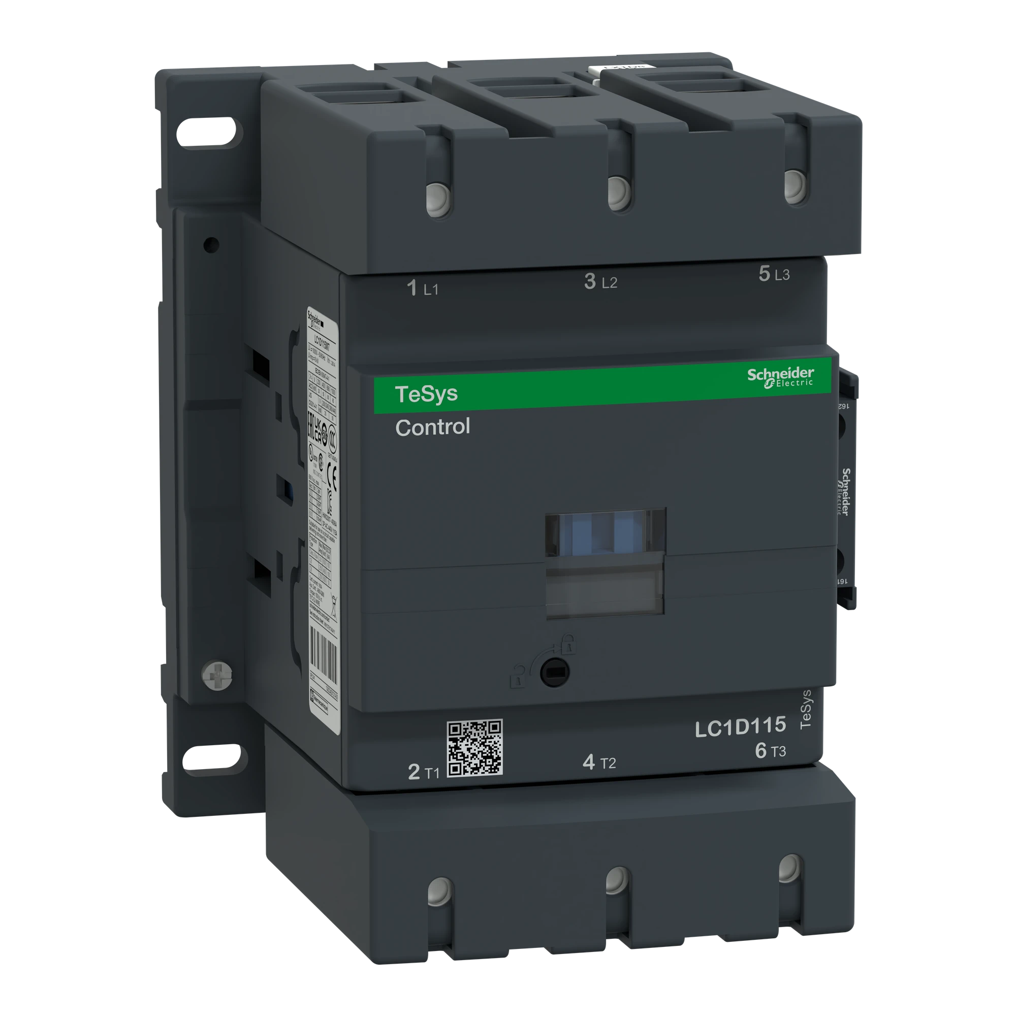 Schneider Electric LC1D115V7 Power contactor LC1D 3p, +1NO+1NC, 55 kW, 115 A, 400 V AC3, coil 400 V AC (img_001) Schneider Electric LC1D115V7 Power contactor LC1D 3p, +1NO+1NC, 55 kW, 115 A, 400 V AC3, coil 400 V AC (img_001)