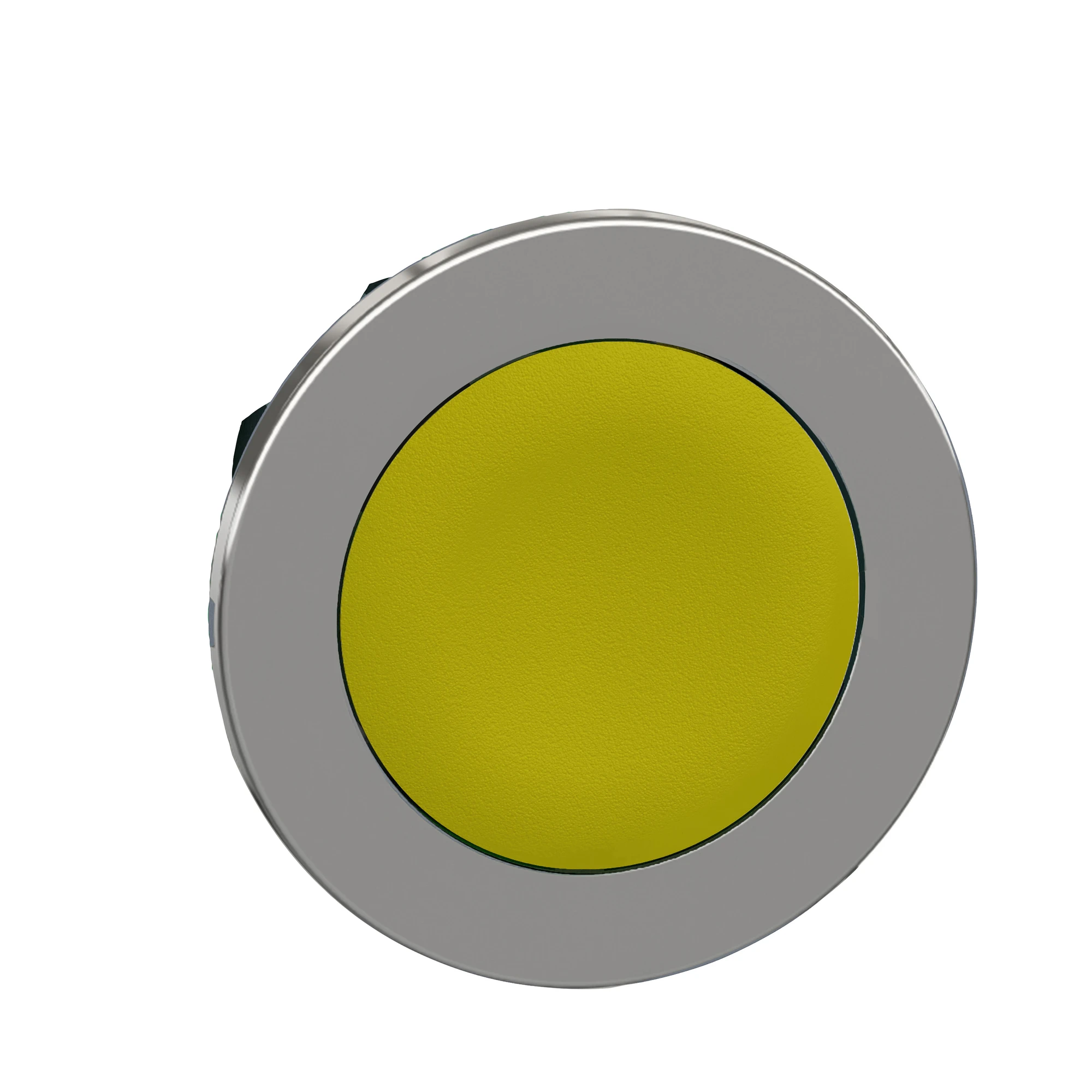 Schneider Electric ZB4FH05 Pushbutton, Front Element, Harmony XB4F, Metal, 30mm, Orange, Unlabeled, Latching (img_001)