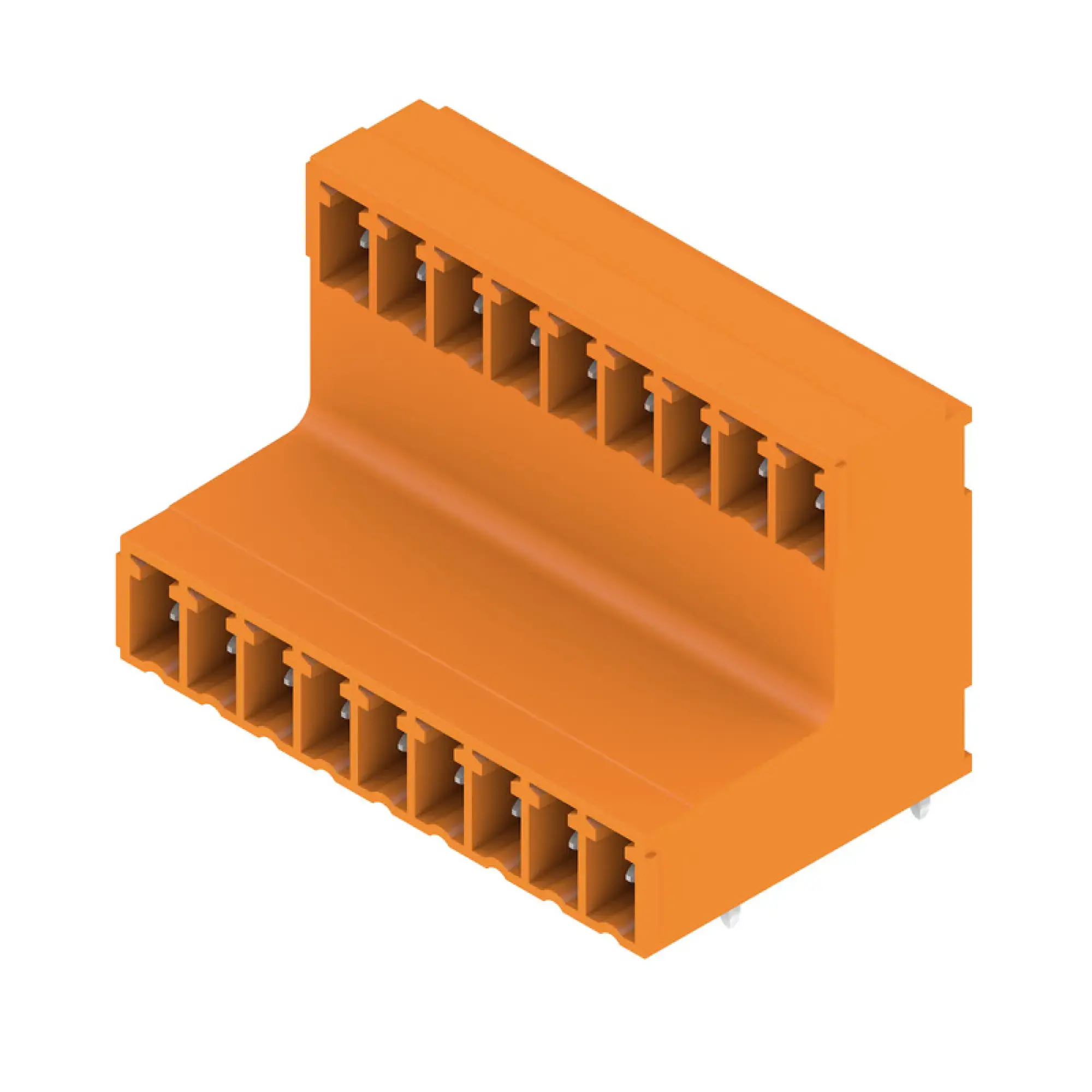 Weidmüller 1032170000 PCB connector (board connection), 160 V, 17.5 A, Pitch in mm: 3.81, Number of poles: 18, THT solder connection, Box (img_001)