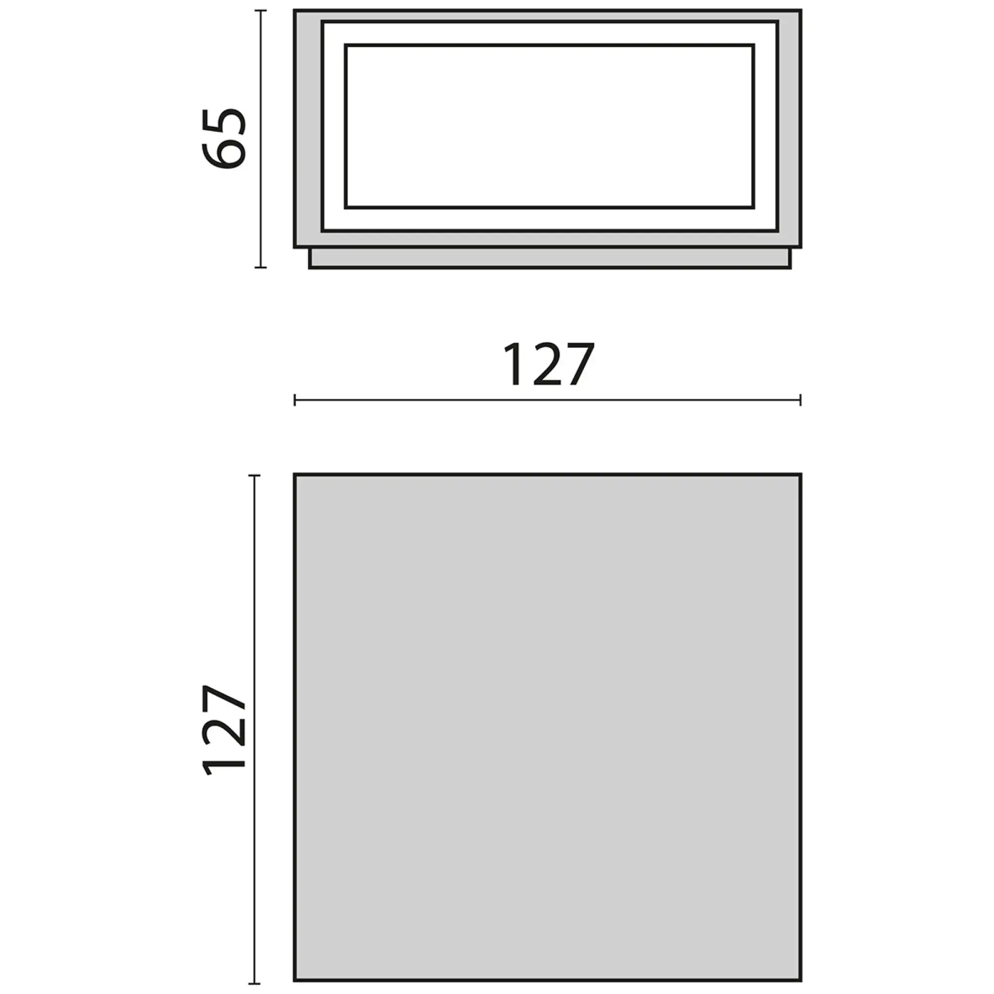 Performance iN Lighting 304858 LED-Wandleuchte 4000K 5W statisch Optik Fuss- und Radweg Type 3 304858 (img_003)