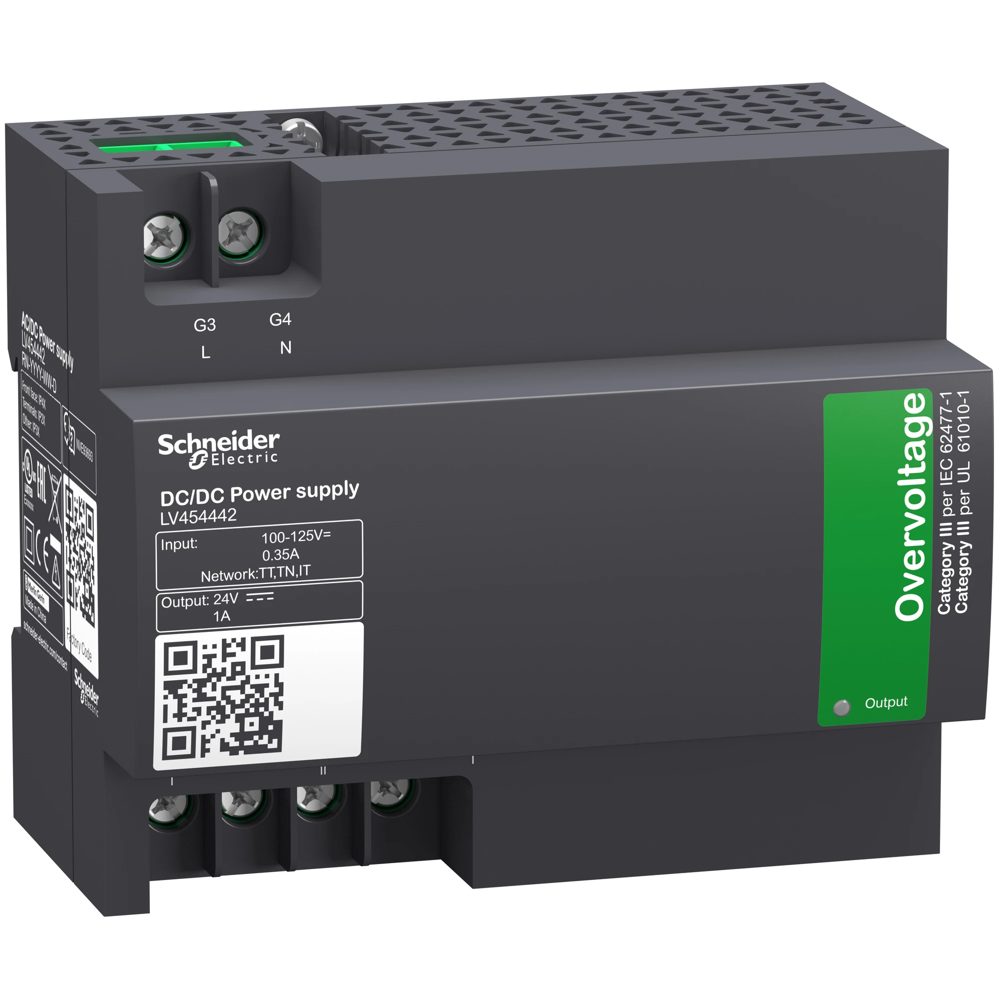 Schneider Electric LV454442 Power Supply AD-Module, 100VDC-125VDC/24VDC for MasterPact/ComPact (img_001)
