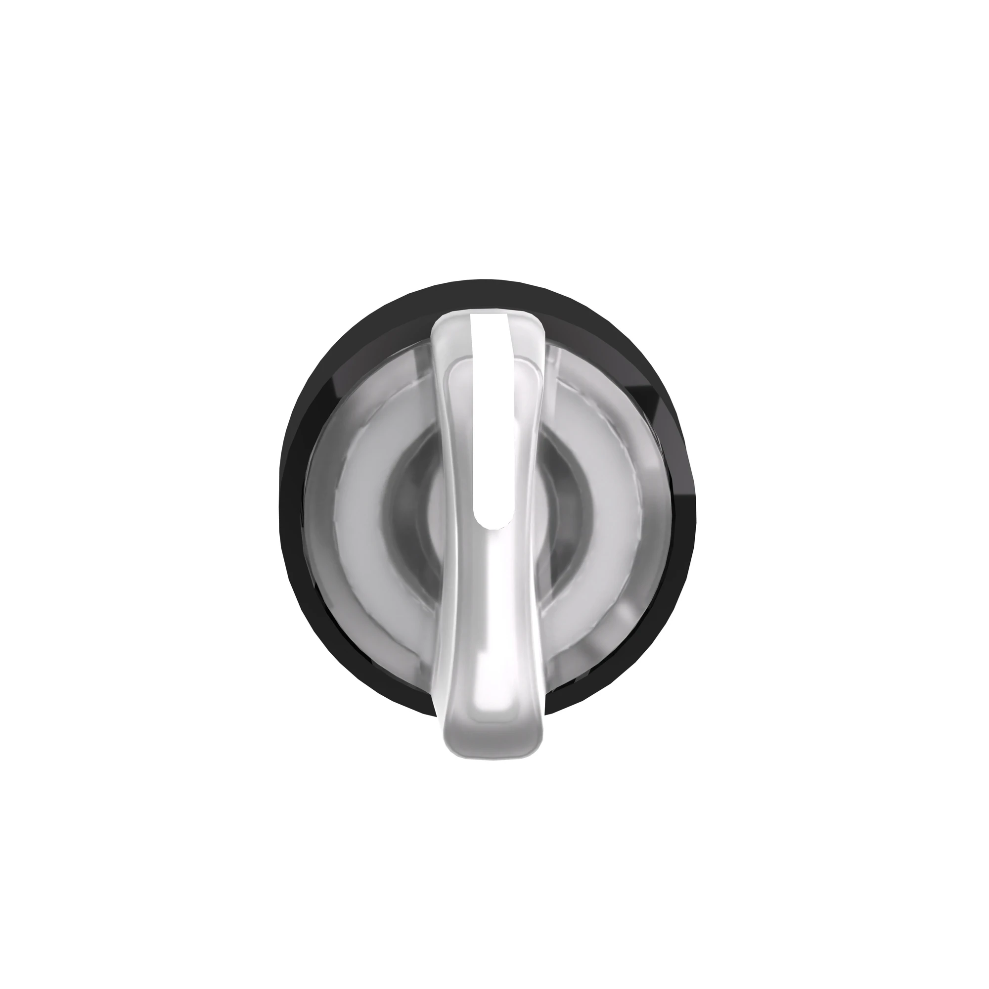 Schneider Electric ZB4BK15137 Illuminated Selector Switch, Front Element, Harmony XB4, Metal Black, 22mm, White, for Universal LED, 3 Positions (img_002)