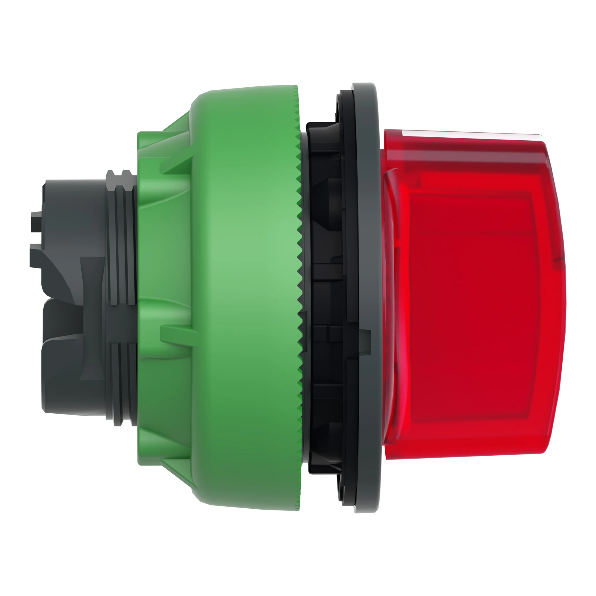 Schneider Electric ZB5FK1543 Illuminated selector switch, front element, Harmony XB5F, plastic, 30mm, red, for universal LED, 3 positions, center detent (img_003)