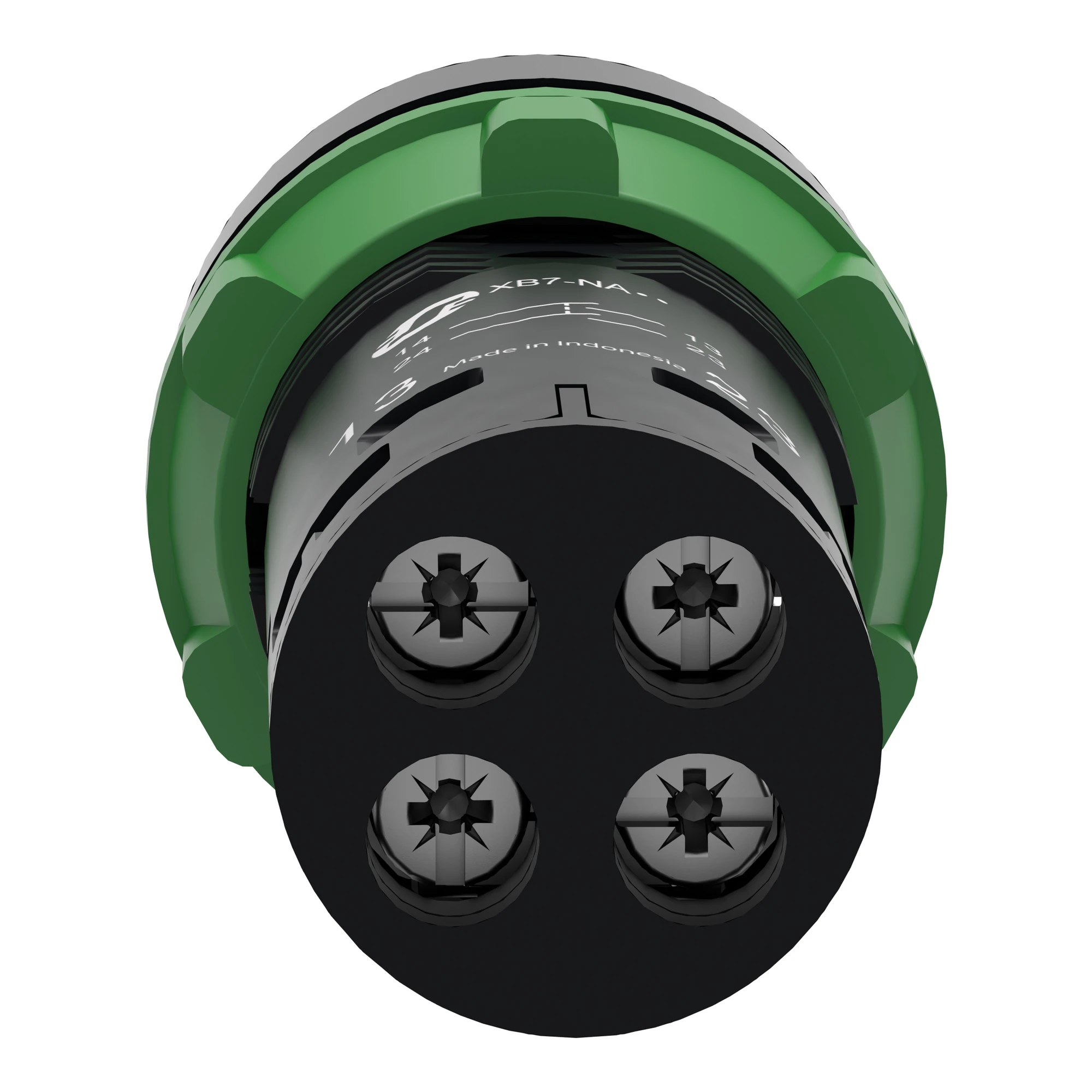 Schneider Electric XB7NA33 Pushbutton, Harmony XB7, Monoblock, Plastic, Ø22mm, Green, 2S, Screw Terminal (img_002) Schneider Electric XB7NA33 Pushbutton, Harmony XB7, Monoblock, Plastic, Ø22mm, Green, 2S, Screw Terminal (img_002)