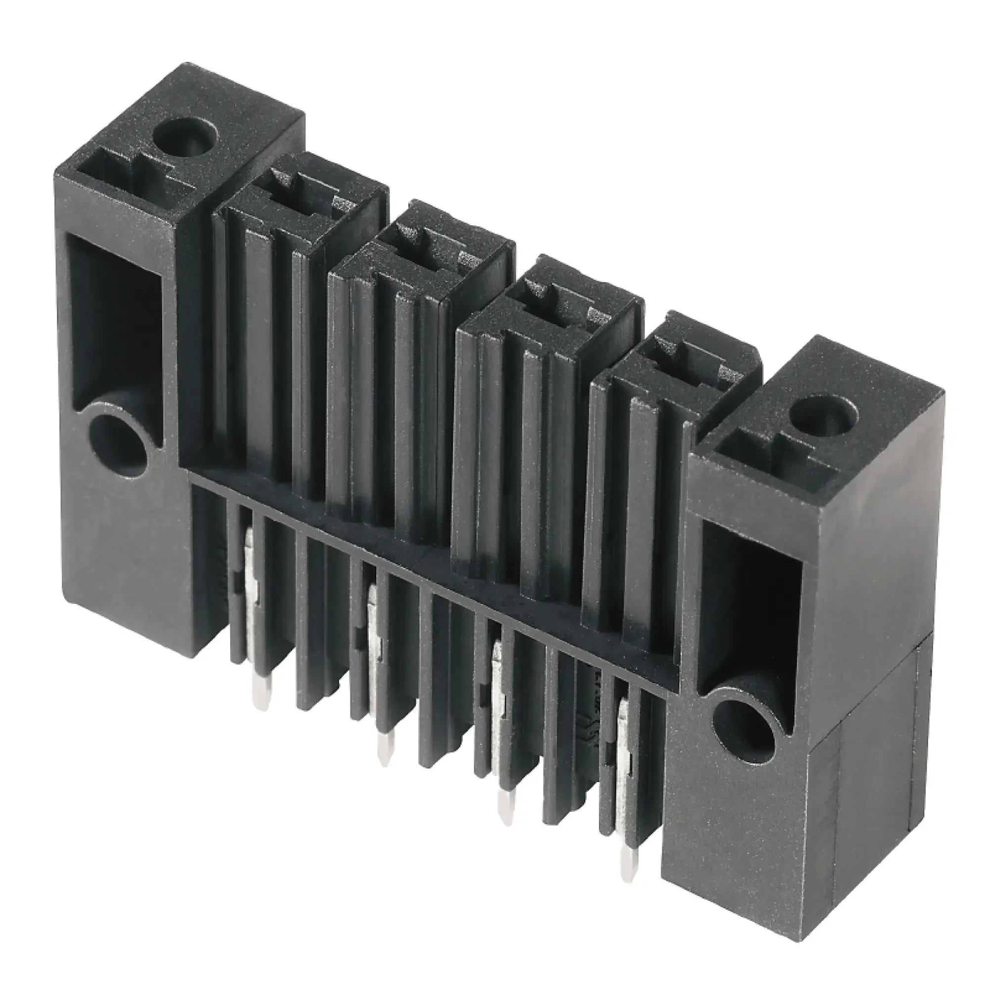 Weidmüller 1928860000 PCB connector (board connection), 630 V, 56.8 A, Pitch in mm: 7.62, Number of poles: 4, THT solder connection, Box (img_001)