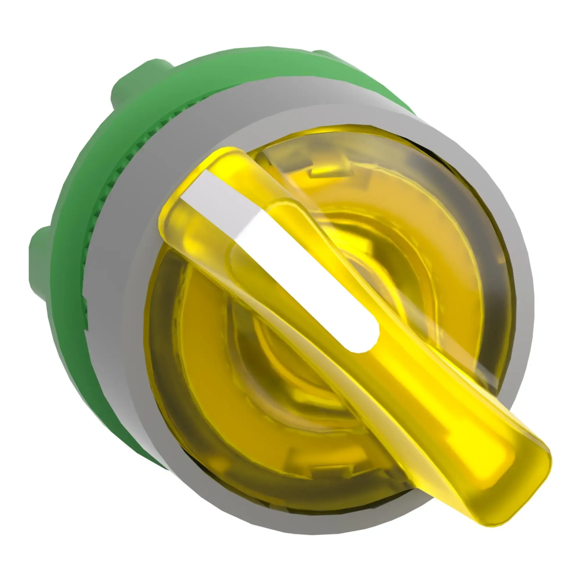 Schneider Electric ZB5AK1483C0 Illuminated Selector Switch, Front Element, Harmony XB5, Plastic, 22mm, Yellow, for Universal LED, 2 Positions, Momentary (img_009)