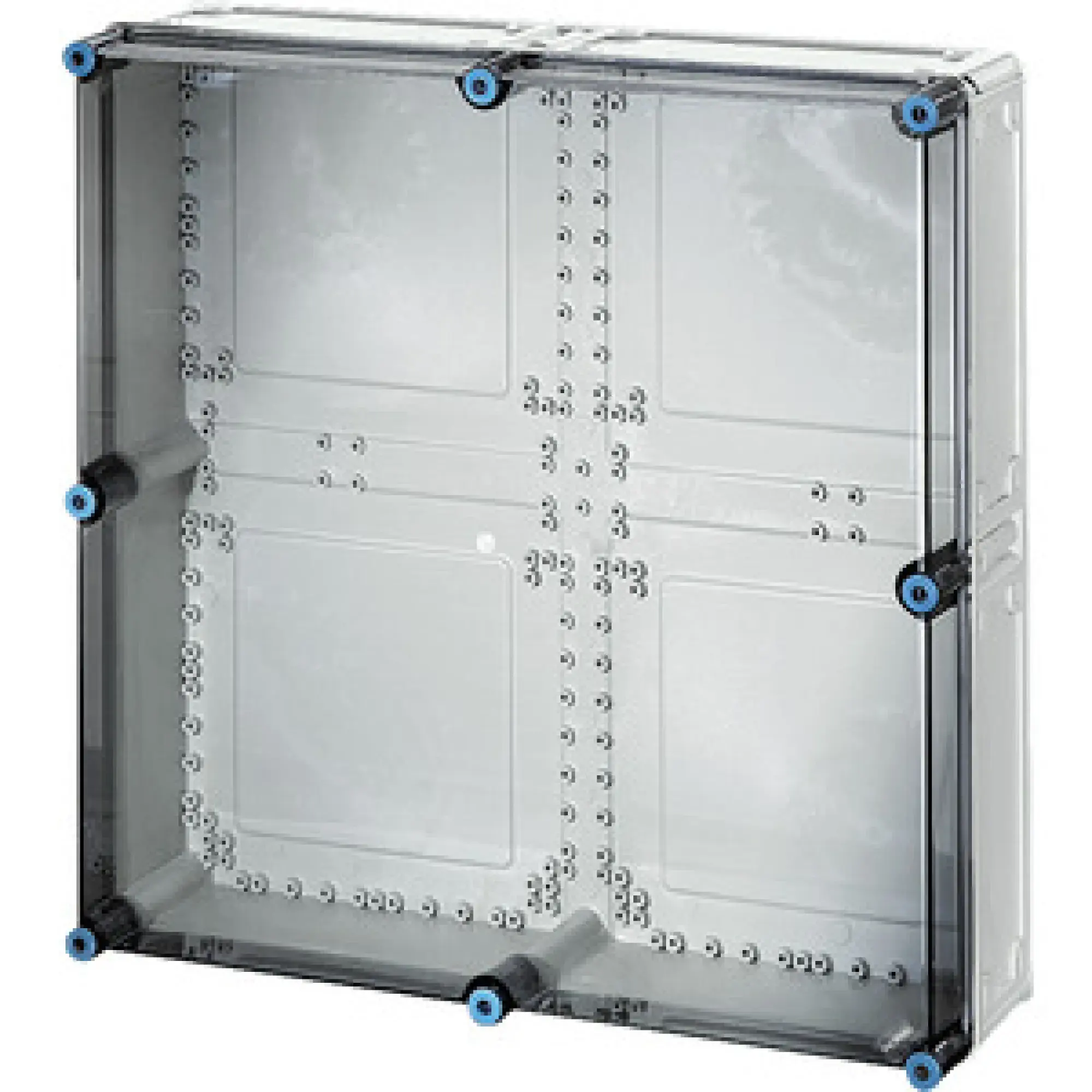 Hensel 2000006 Mi-Leergehäuse, Einbaumaße 575x575x146mm, transparenter Deckel Mi 0800 (img_001)