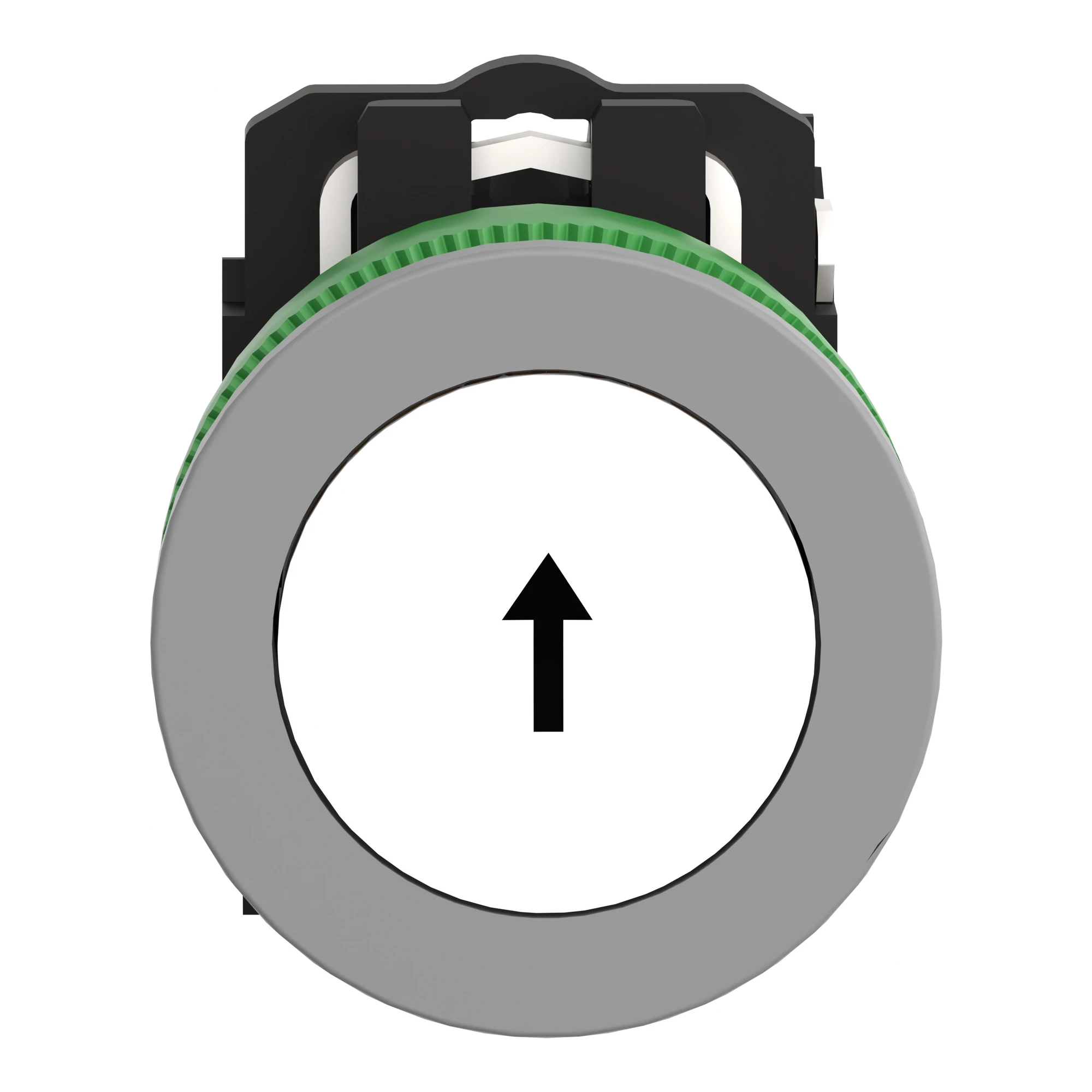 Schneider Electric XB5FA3341C0 Pushbutton, Harmony XB5F, plastic, light grey, white, upwards arrow, 30mm, momentary, 1NC (img_004) Schneider Electric XB5FA3341C0 Pushbutton, Harmony XB5F, plastic, light grey, white, upwards arrow, 30mm, momentary, 1NC (img_004)