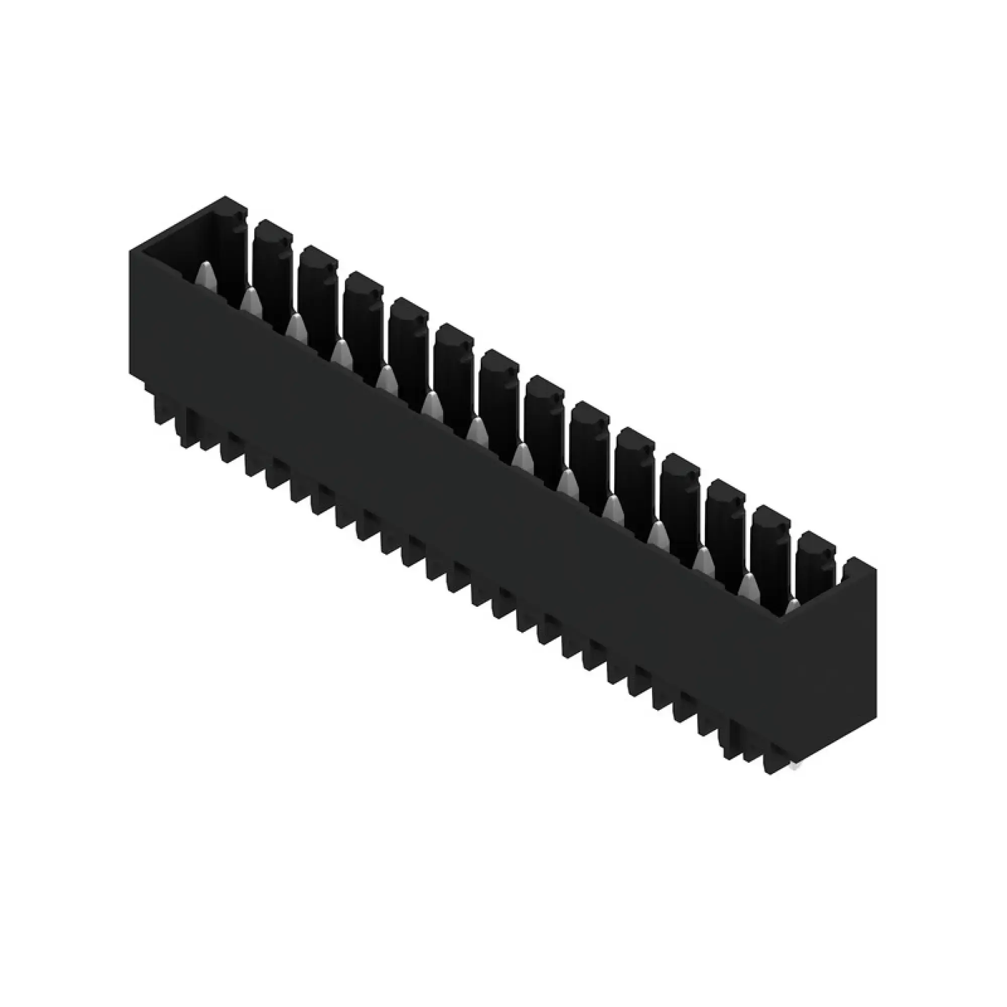Weidmüller 1293630000 PCB connector (board connection), 160 V, 15 A, Pitch in mm: 3.50, Number of poles: 14, THT/THR solder connection, Tape (img_001)