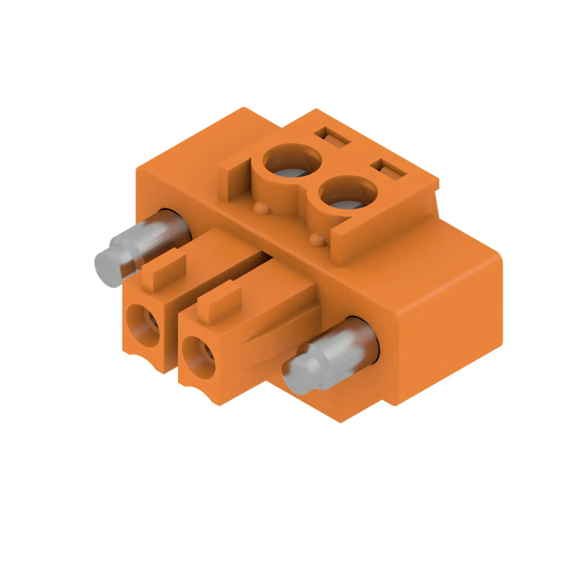 Weidmüller 1941010000 PCB connector (wire connection), 160 V, 17.5 A, Pitch in mm: 3.81, 1.5 mm², Number of poles: 2, Clamping yoke connection, Box (img_001)
